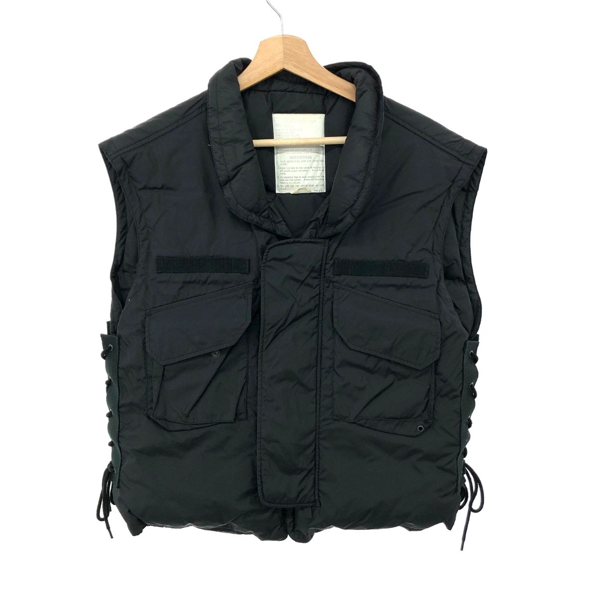ジャケット・アウター IRISHMAN 2way Black Out down vest IRISHMAN 2way Black Out down vest