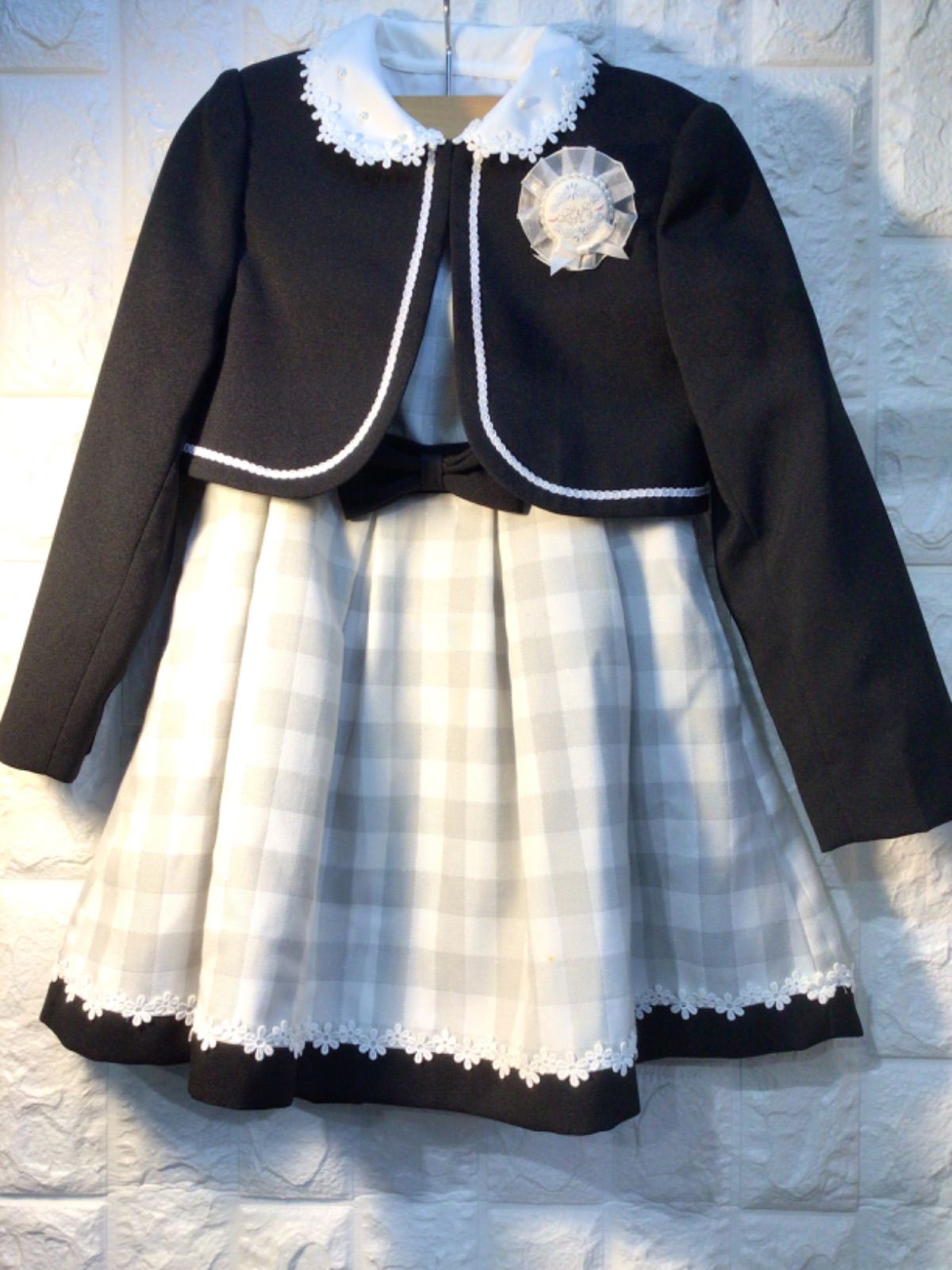 【美品】女子フォーマル130cm「hiromichi nakano」 hiromichi nakano ネイビー ジャケット 130 - メルカリ
