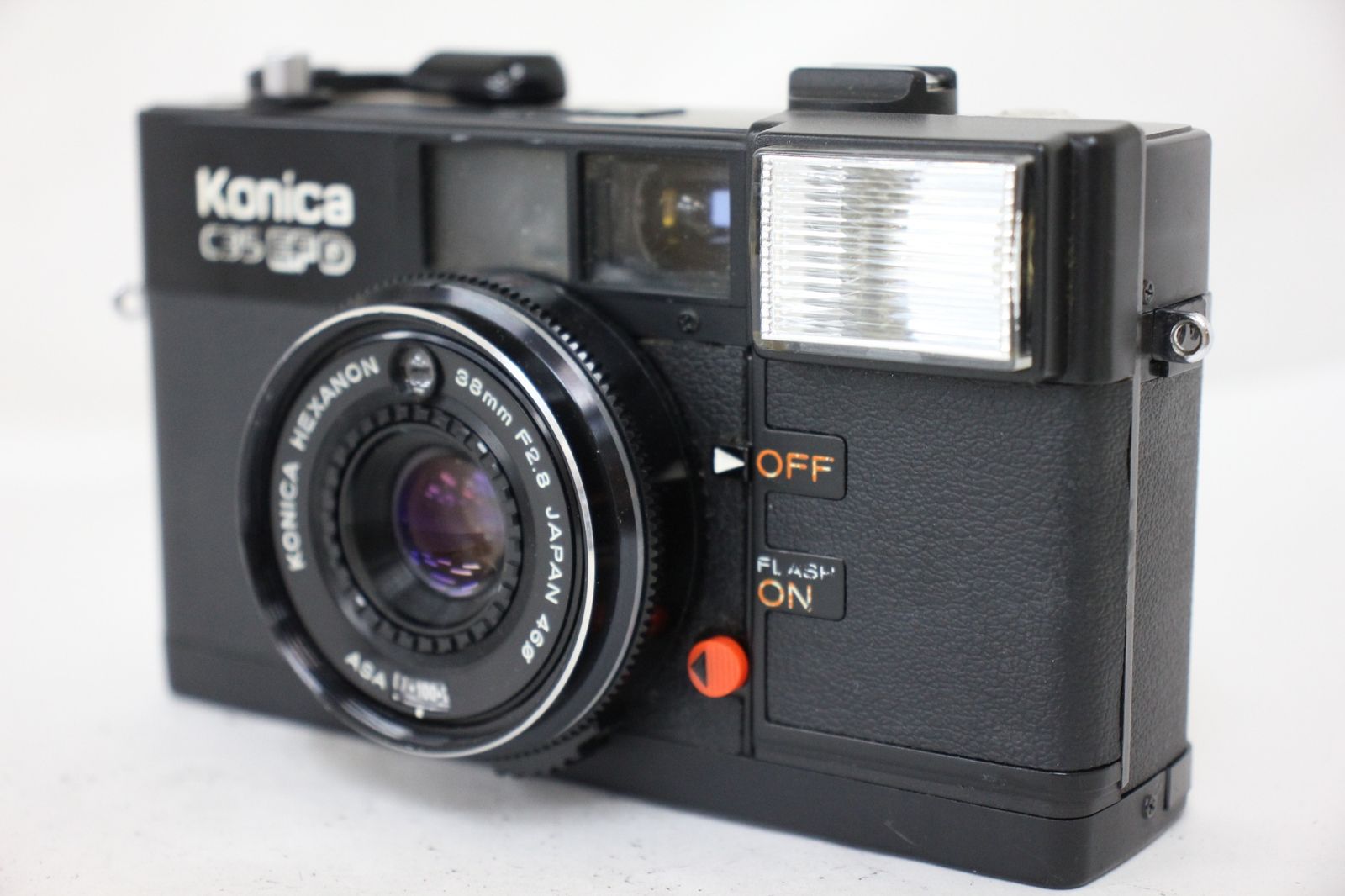 返品保証 コニカ Konica C35 EF D Hexanon 38mm F2.8 コンパクトカメラ e507