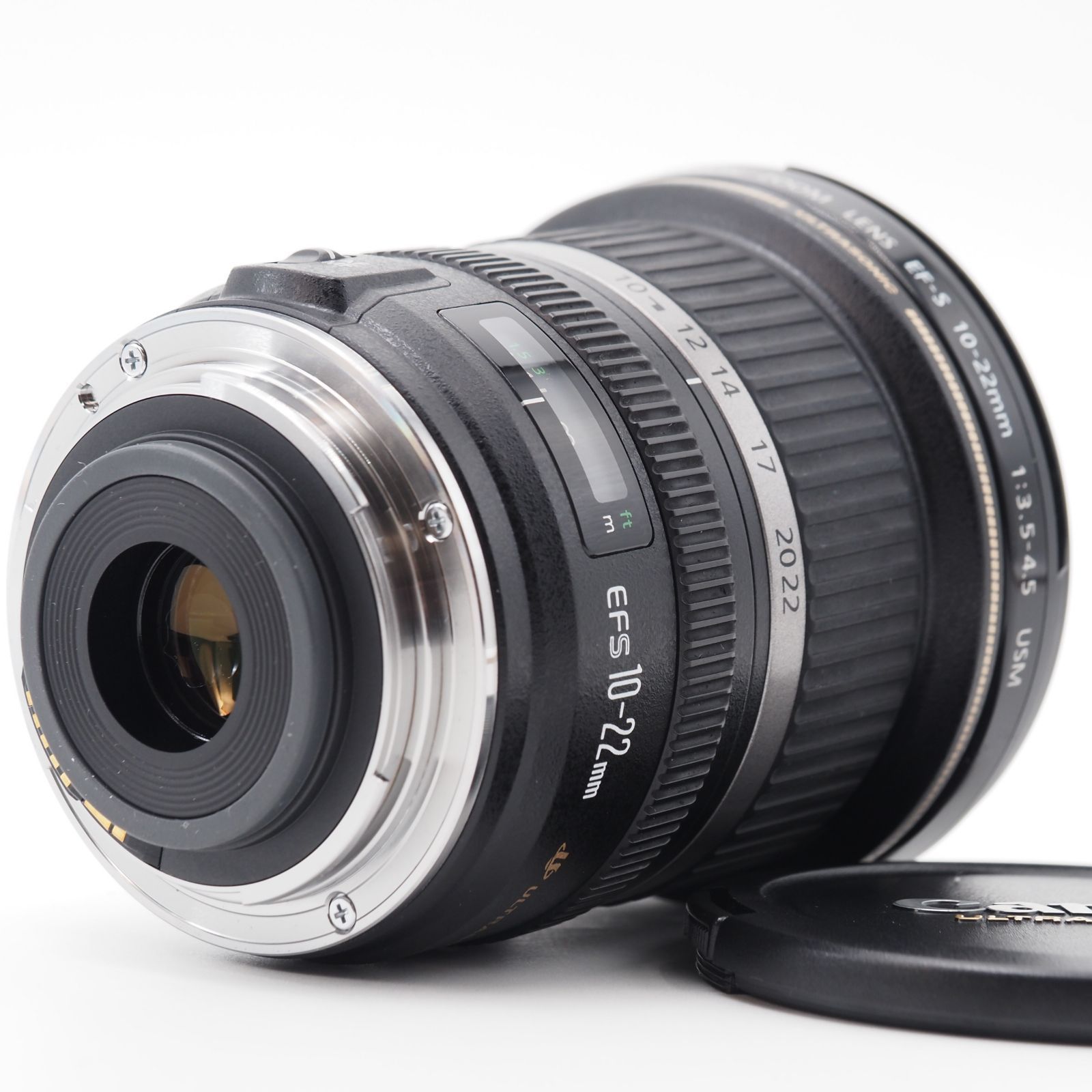Canon EF-S 10-22mm USM, フィルタとフード付き Canon 一眼レフ レンズ EFS 10-22 mm 広角 フード/保護フィルタつき