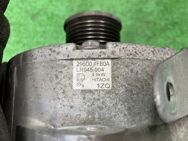 マーチ NK13 4WDジェネレータ 12X FOUR 4WD ヒタチ 296D0-1FB0A LR945-904 296D0-1FB0A QX1 FFCRYSTALESIA_COM