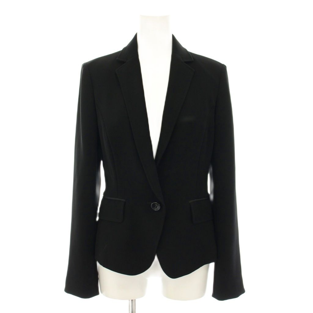 ☆超美品☆ナラカミーチェ テーラードジャケット 美シルエット ブラック S相当 ナラカミーチェ NARA CAMICIE テーラードジャケット シングル 1
