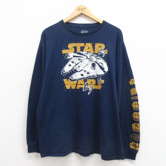 XL/古着 長袖 Tシャツ メンズ スターウォーズ STAR WARS