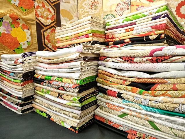 平和屋本店□袋帯 西陣 まとめて100点 向かい鶴 蝶 辻が花 更紗