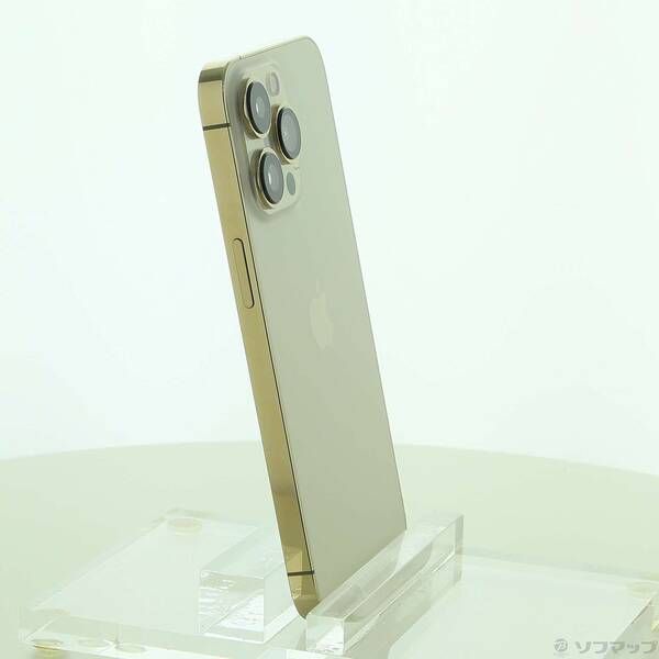 中古品〕 iPhone13 Pro 256GB ゴールド MLUQ3J／A SIMフリー【344】