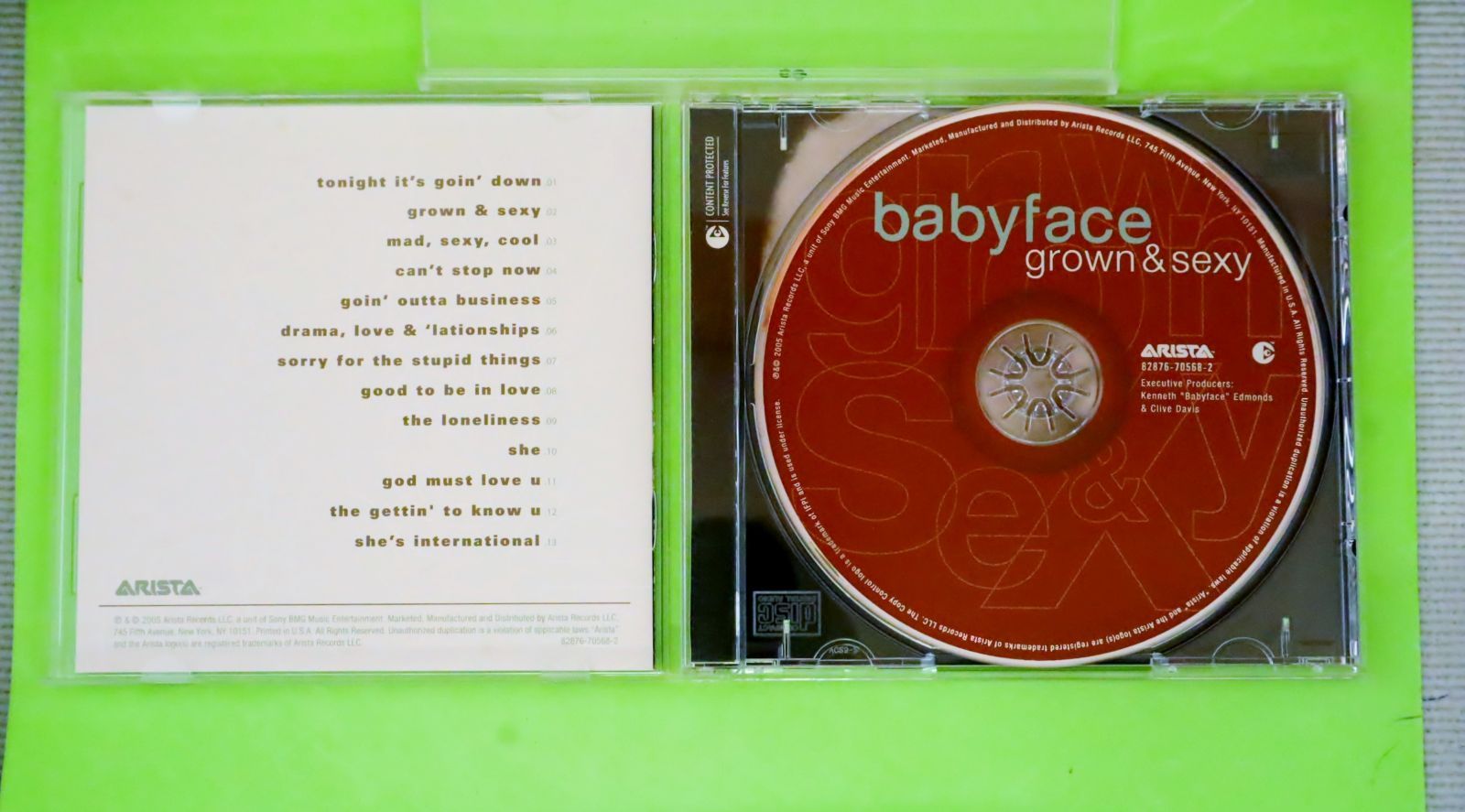 輸入盤CD☆ベイビーフェイス/Babyface□ Grown & Sexy