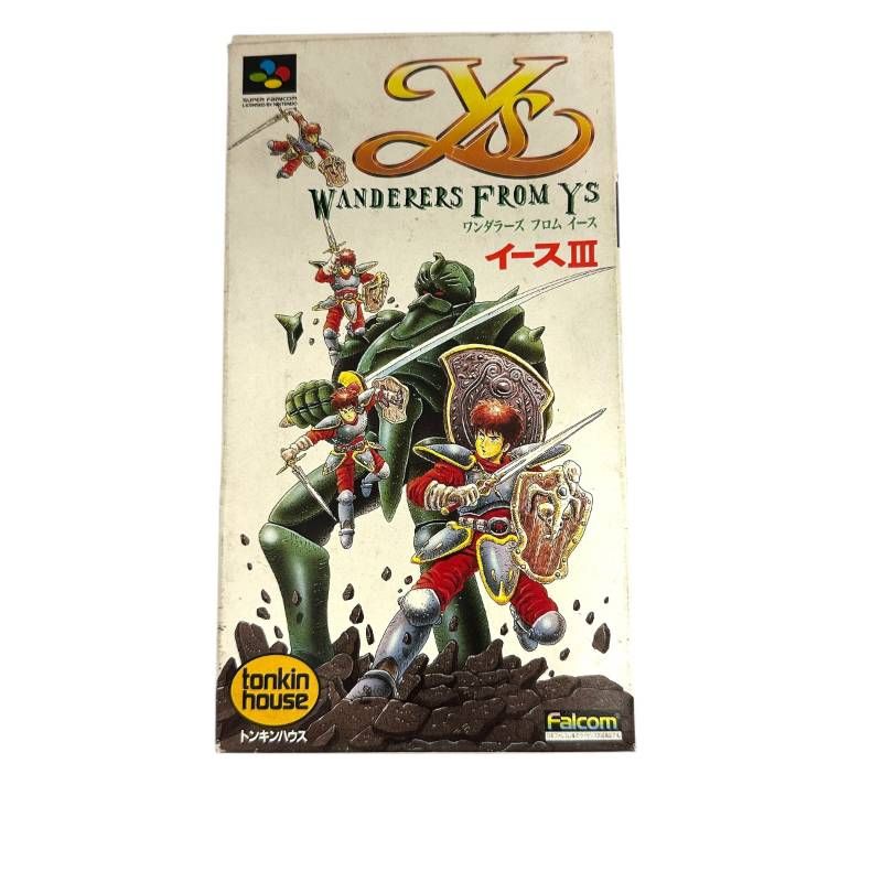 イースⅢ ワンダラーズ フロム イース SFC スーパーファミコン ソフト