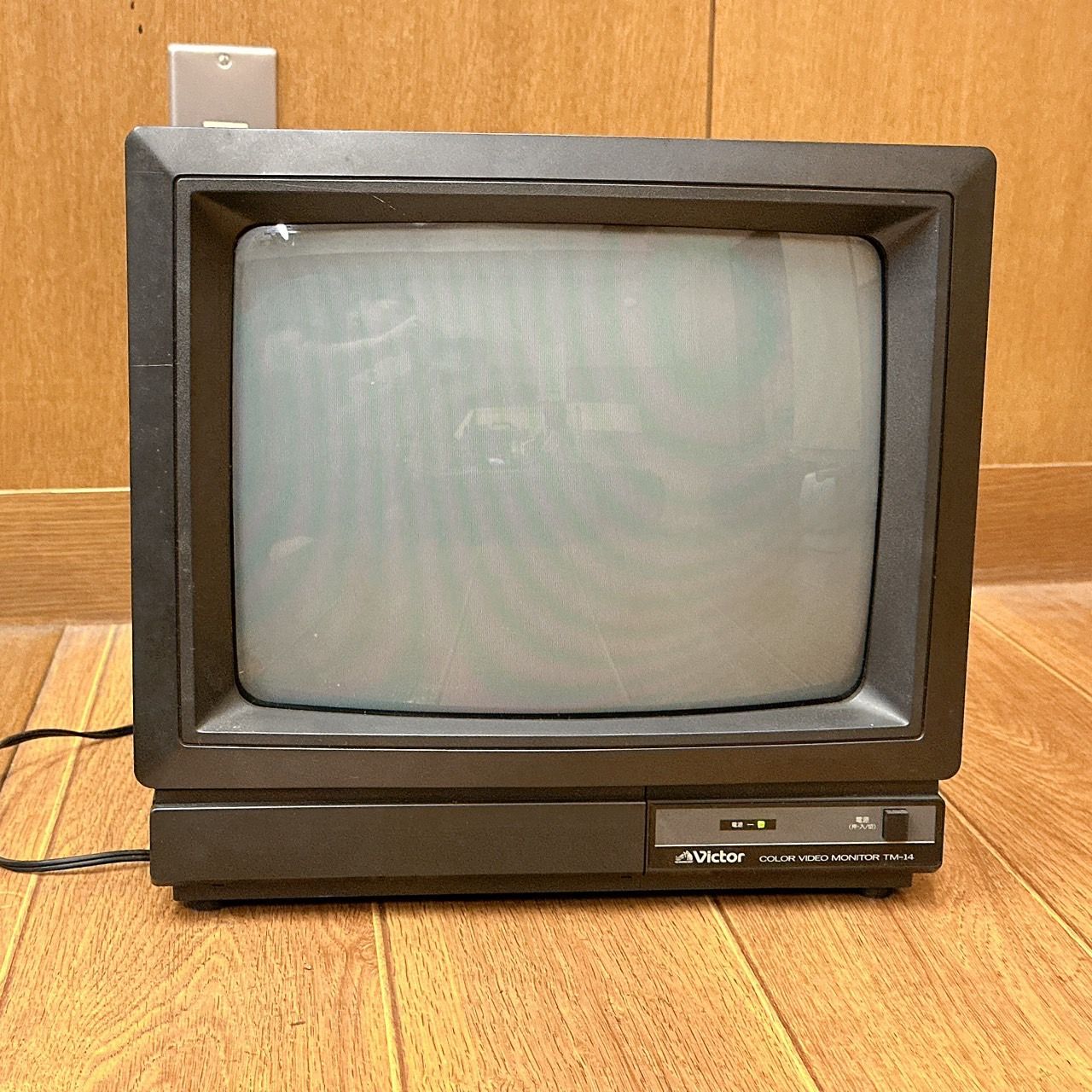 通電OK☆Victor ビクター TM-14型 カラー ビデオモニター Victor COLOR