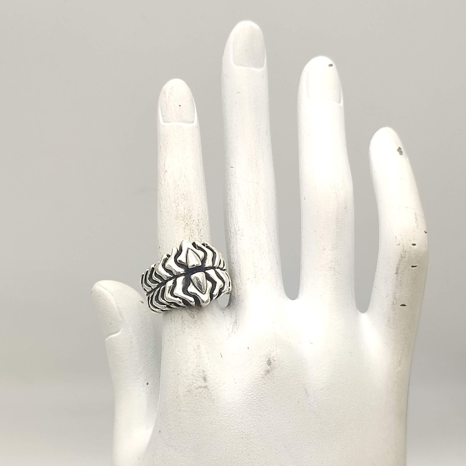 美品】NAGUAL ナグァール シルバーデザインリング SILVER