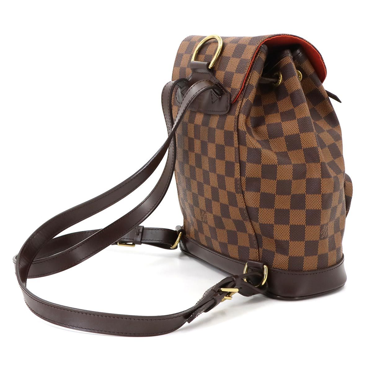 環境に優しい ルイ ヴィトン LOUIS VUITTON ダミエ モンスリ MM パーソナル SPO バックパック リュックサック エベヌ N51143 90294276