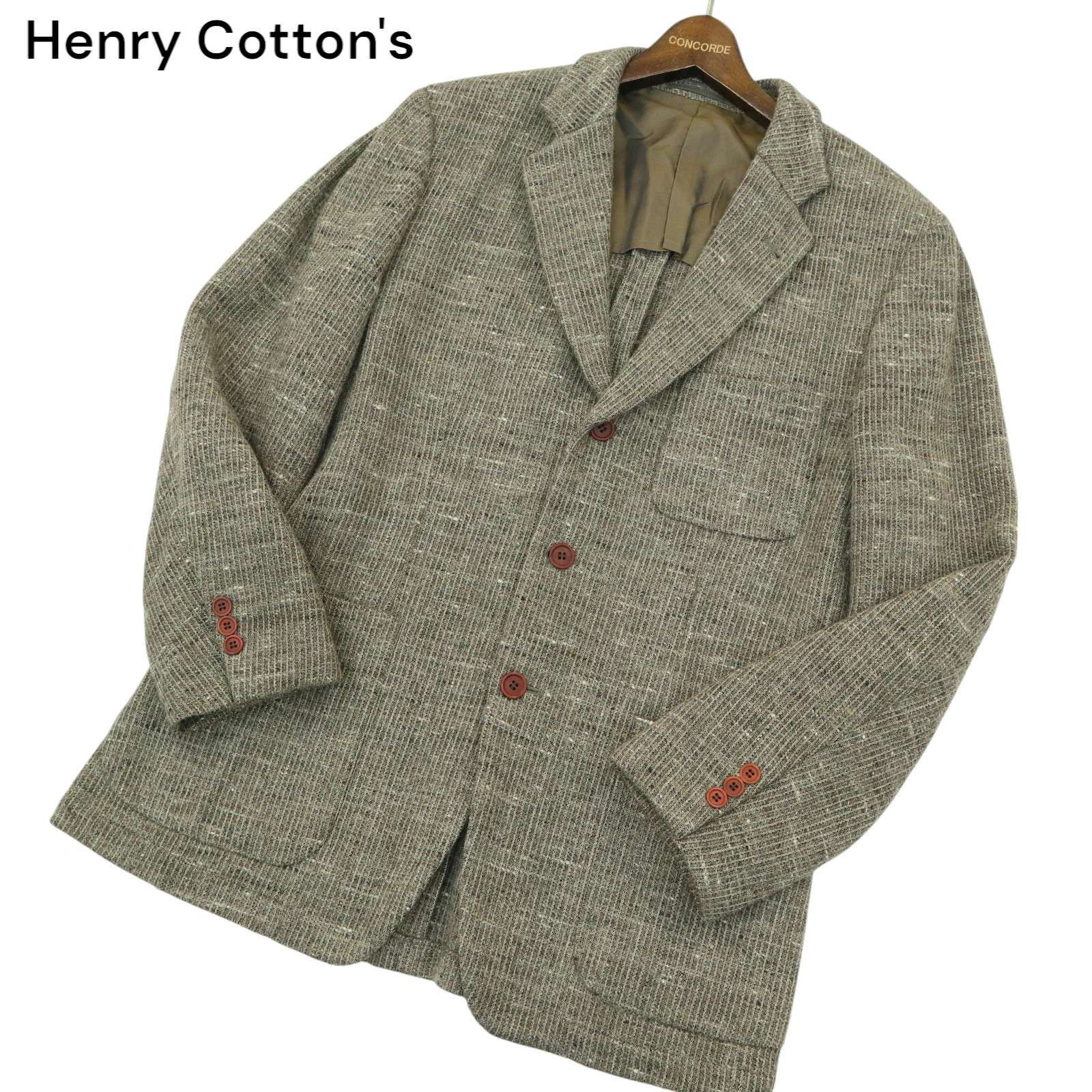 Henry Cotton's ヘンリーコットンズ 秋冬☆ ウール ネップ