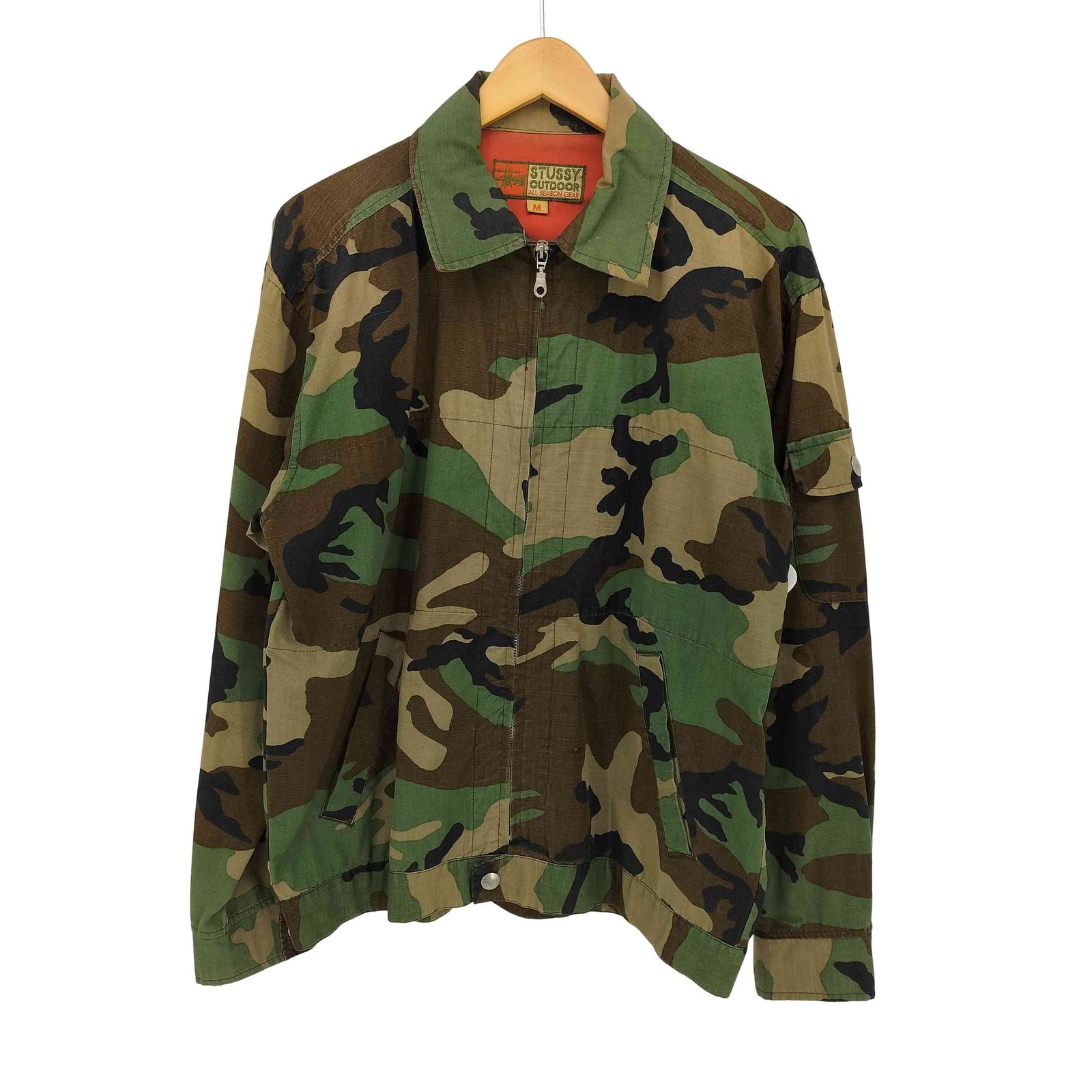 推定90s old stussy outdoor ブルゾン リップストップ 90s old stussy outdoor swing top | gerbera clothing store