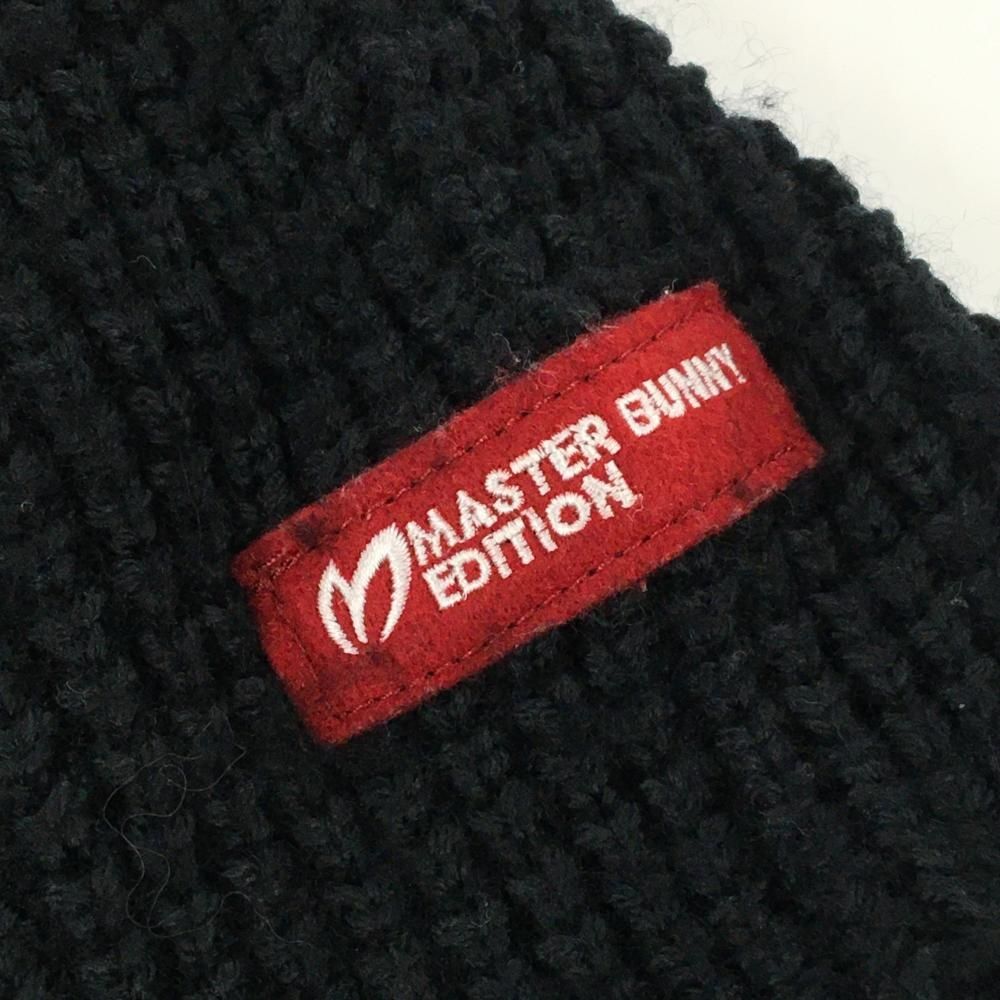 美品】マスターバニー タートルネックセーター 黒 ウール混 ニット