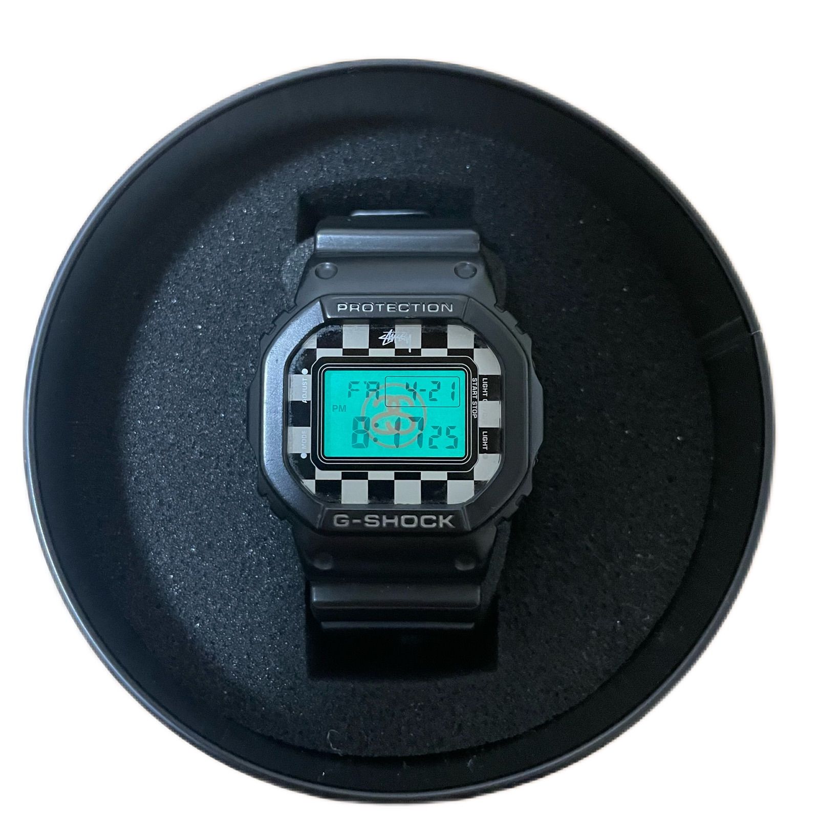 G-SHOCK DW-5600VT ステューシー フラッグチェック コラボ