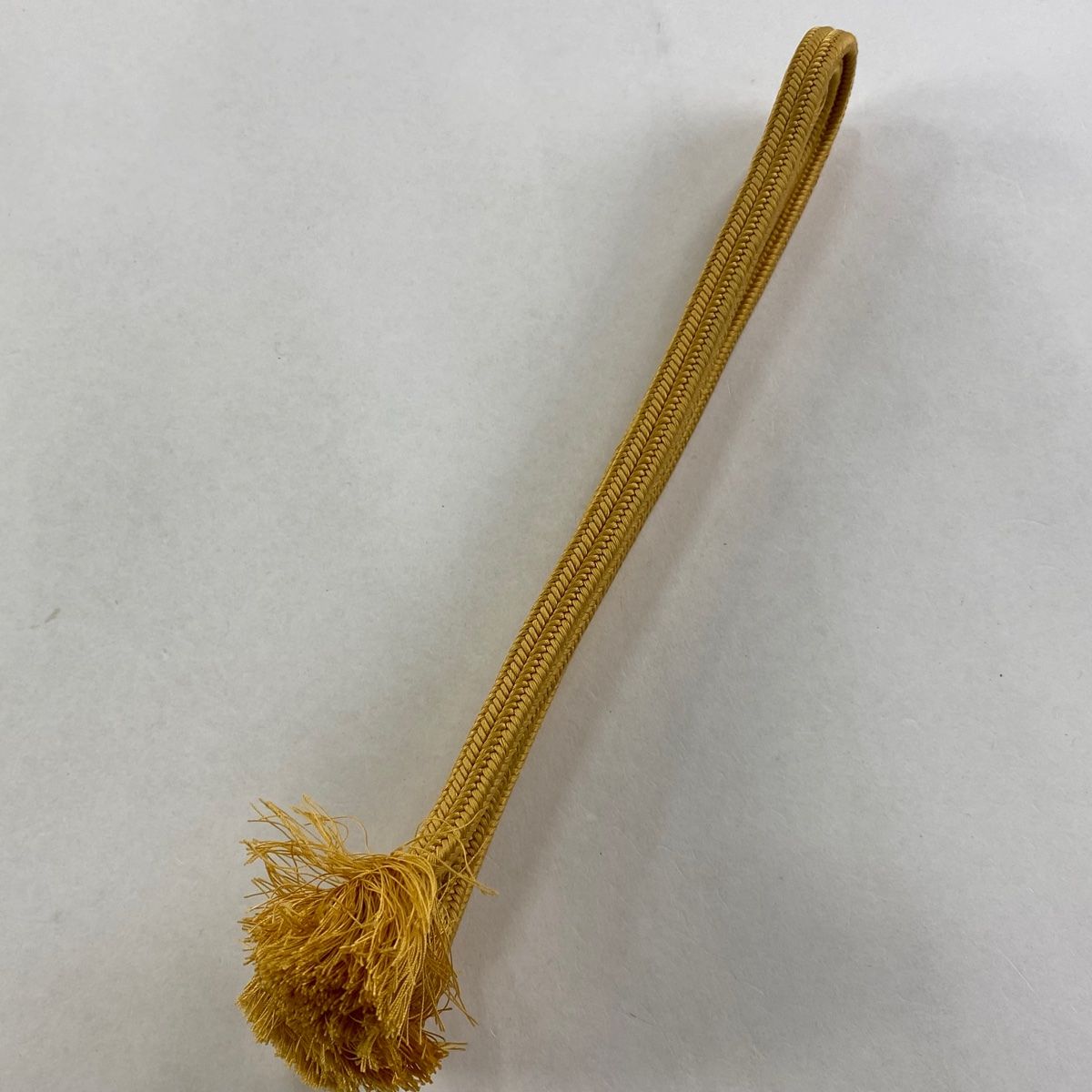 帯締め 名品 無形文化財 有職組紐 道明 薄茶色 正絹 和装小物