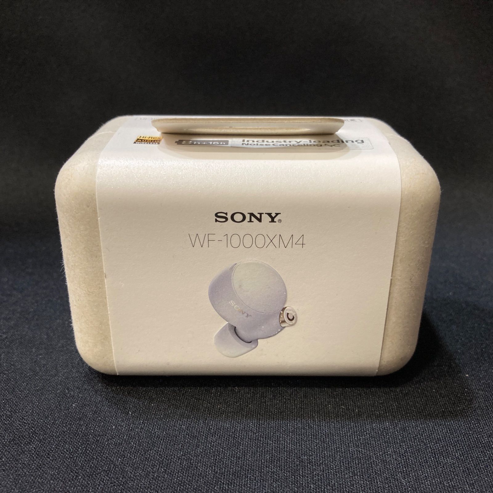 ソニー WF-1000XM4 ワイヤレスイヤホン シルバー YY2948 外装ヤケ シール剥がれあり sony
