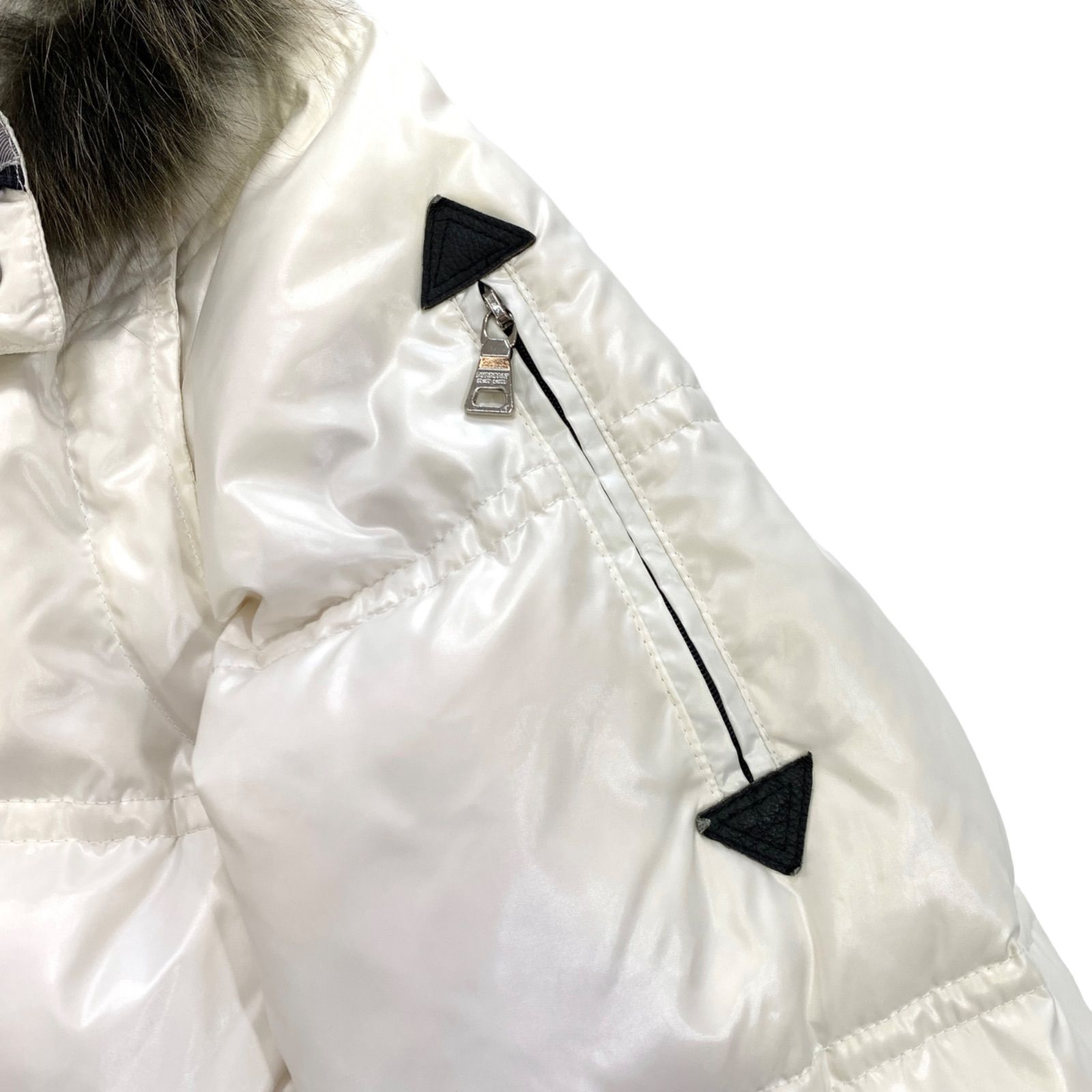 ♪011208 バーバリーブラックレーベル ダウンジャケット フォックス