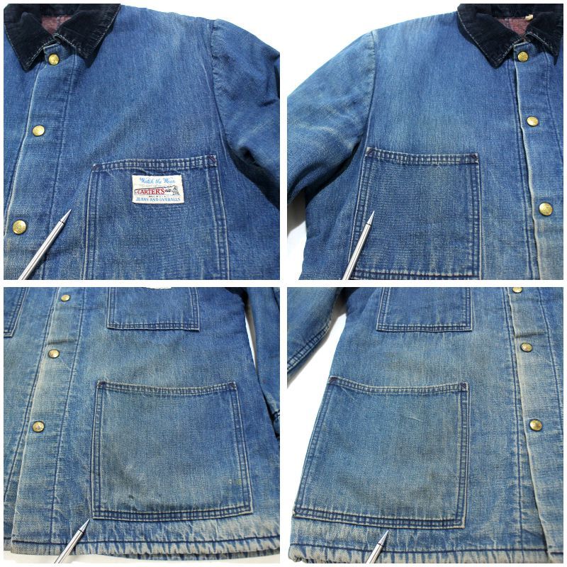 60s USA製 vintage カータース CARTER'S 裏地ブランケット