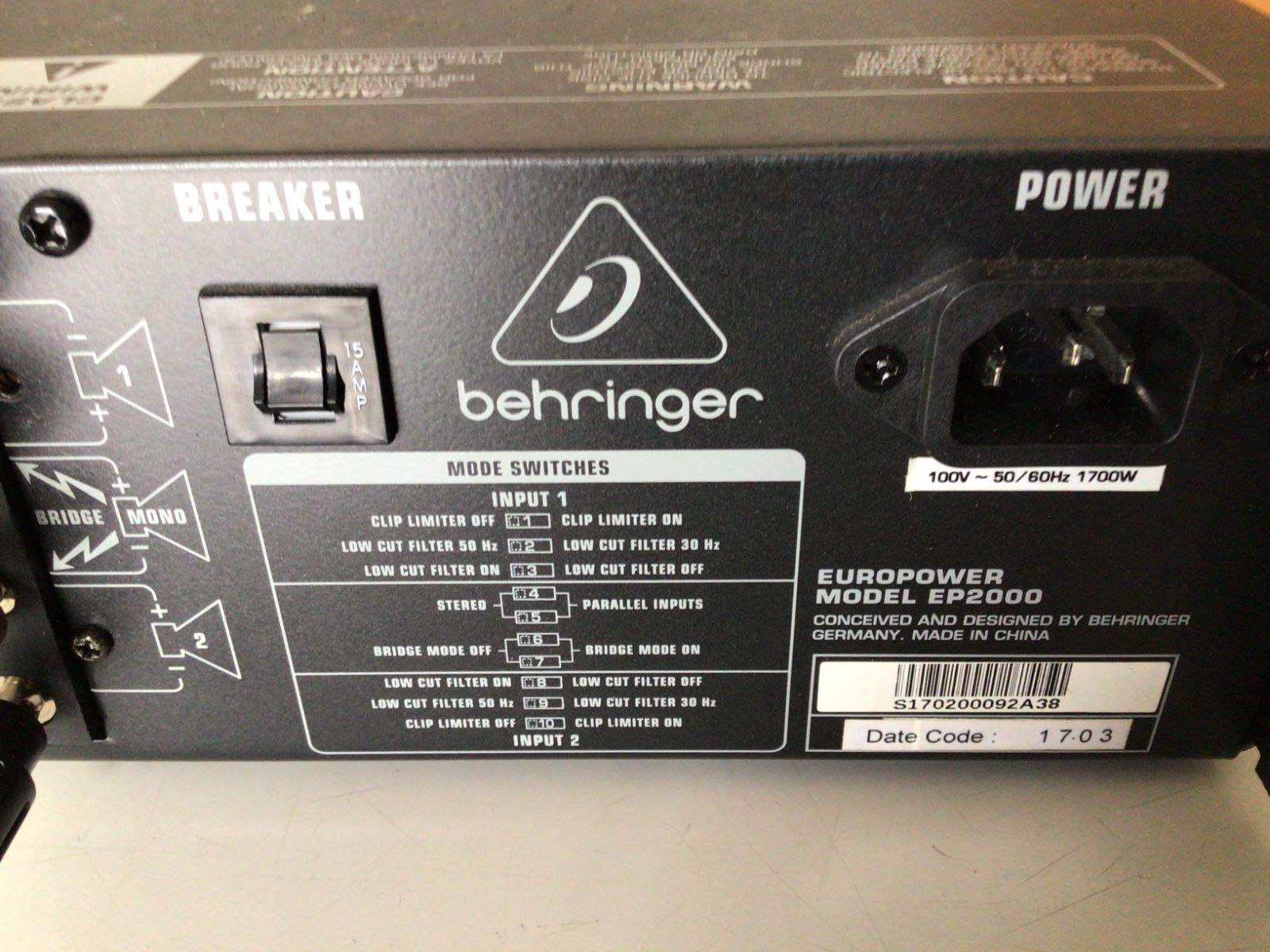 EP2000 EUROPOWER