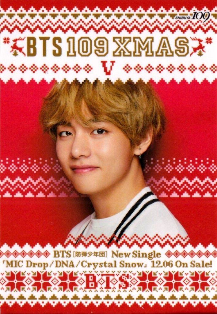 BTS クリスマス トレカ 109 BTS（防弾少年団）×109のクリスマス・キャンペーン『BTS 109