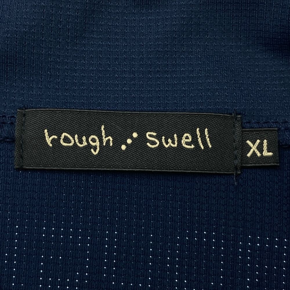 rough & swell ゴルフシャツ XL ネイビー rough&swell ラフアンドスウェル モックネック メンズ ゴルフ