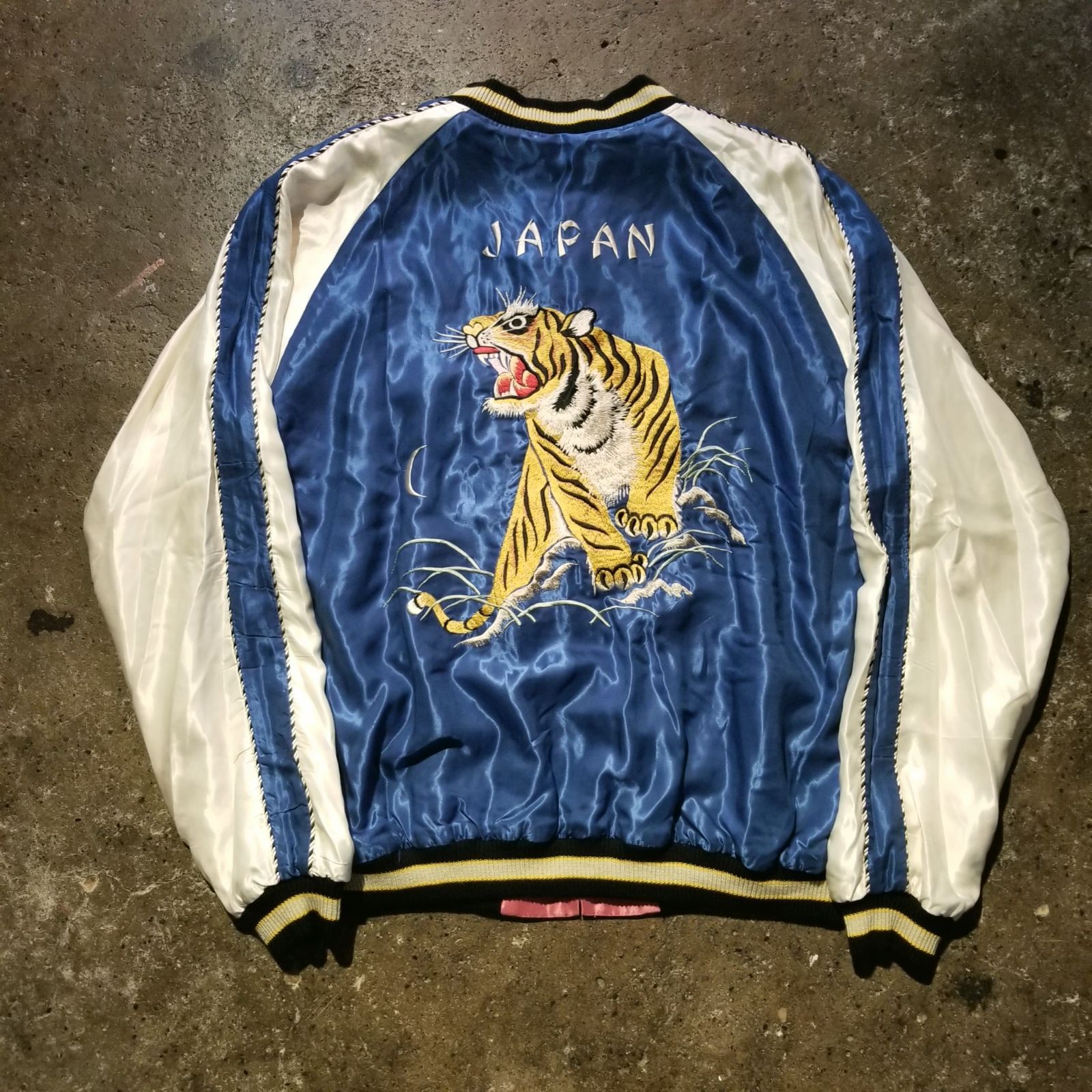 TAILOR TOYO 1950s Style Acetate Souvenir Jacket ROARING TIGER” × BLACK DRAGON” XXXL TT15542-125 テーラー東洋 リバーシブルスカジャン ローリングタイガー