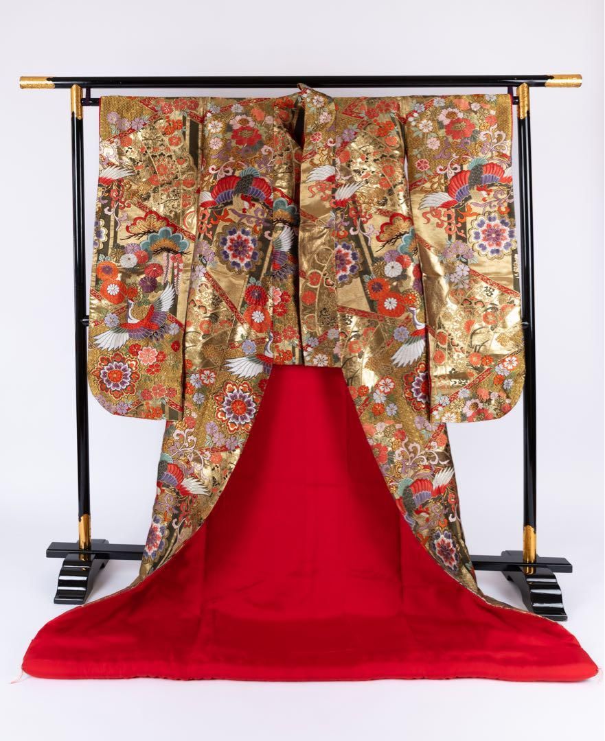 510ag7■七五三 七歳 女児 着物&袋帯&長襦袢 御所車 トール■美品 510ag7□七五三 七歳 女児 着物&袋帯&長襦袢 御所車 トール□美品 【