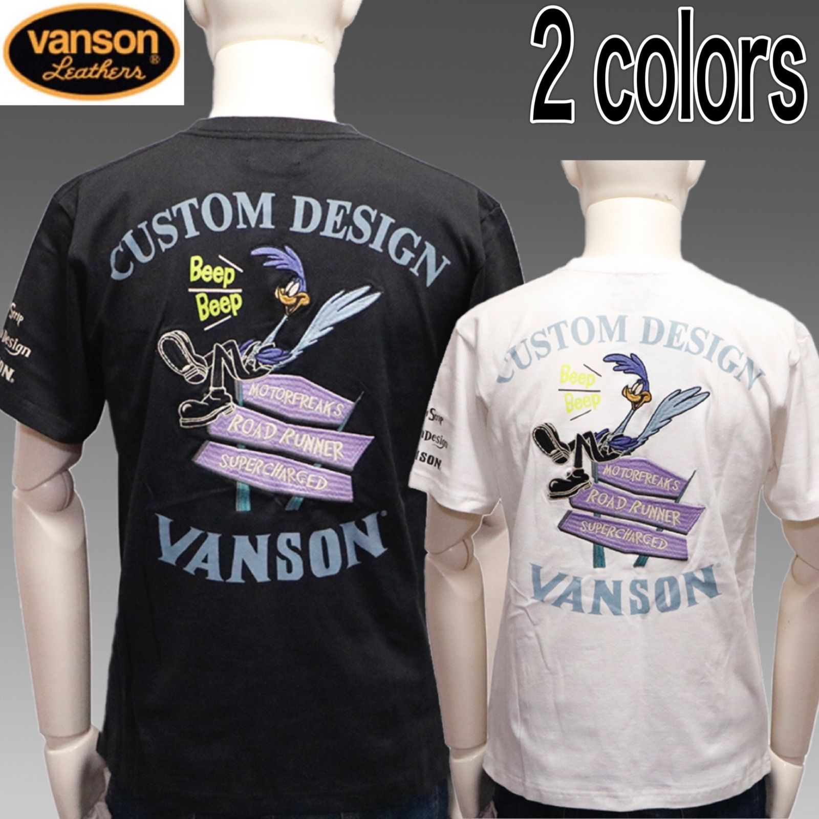 VANSON×ルーニー・テューンズ ロードランナー Tシャツ LTV-2206 - メルカリ