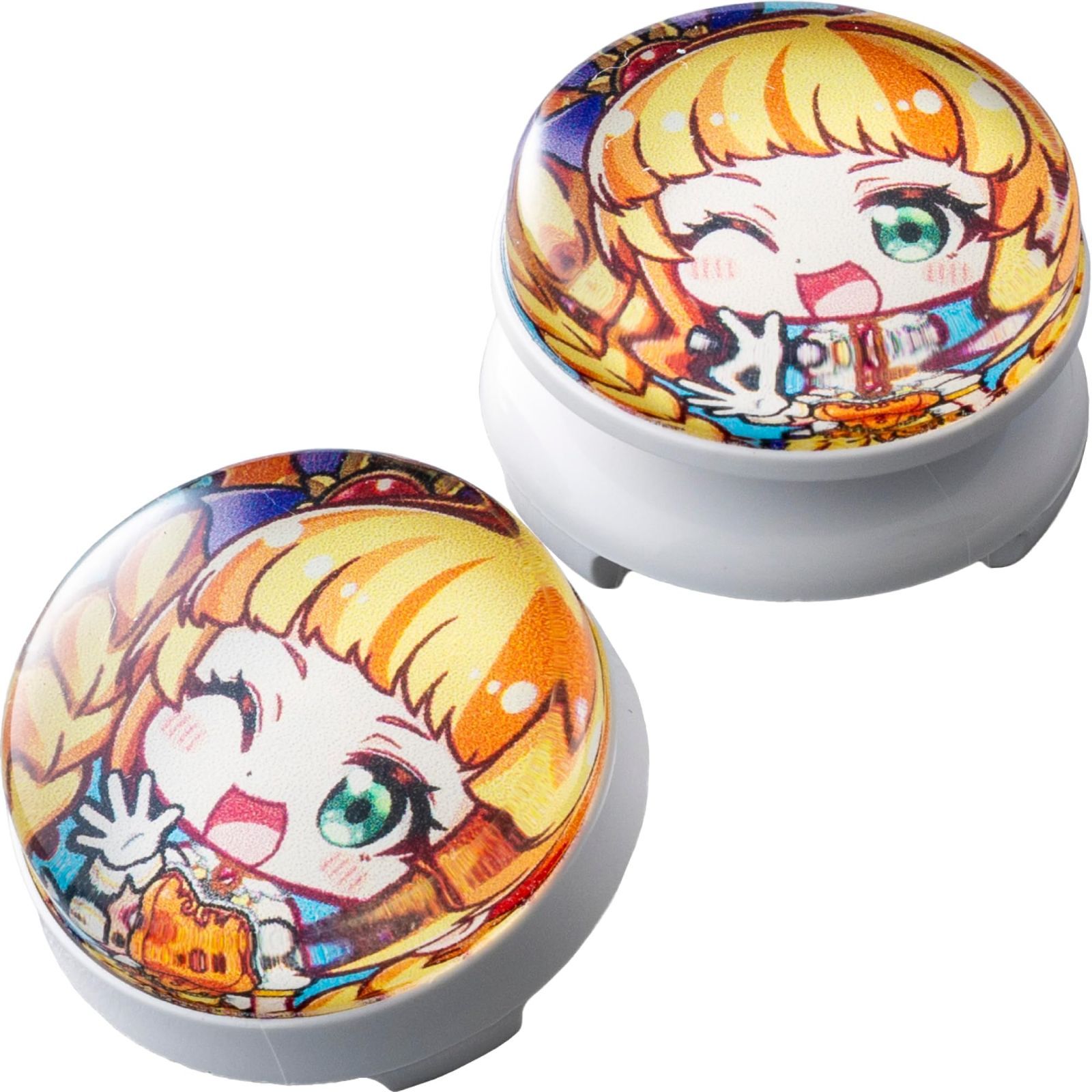 凸型_デザインA Wizard Room カラフルフリーク 朝輝さにぃコラボ PS4 PS5 switch proコン対応 (凸型， デザインA)