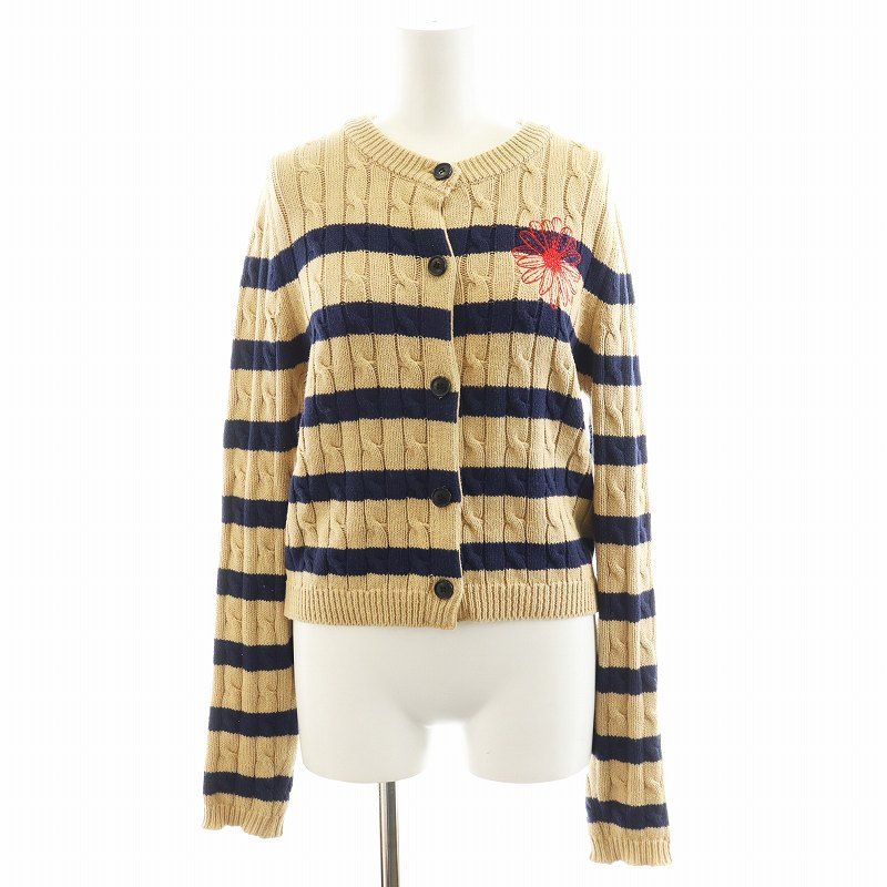 Mardi Mercredi マルディメクルディ コットンカーディガン Mardi Mercredi カーディガン CASHMERE BLENDED CARDIGAN ROUND