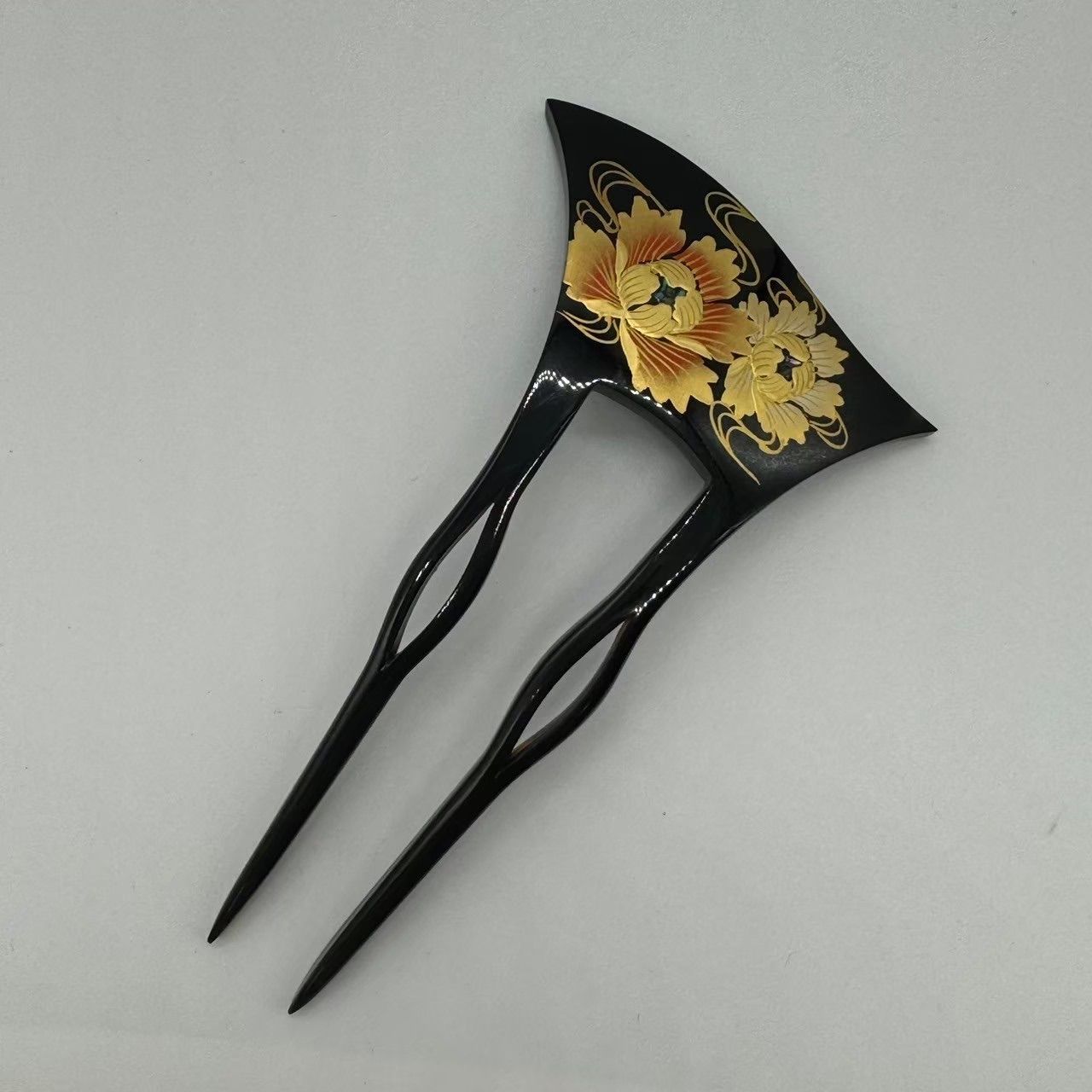 本鼈甲k18 アコヤ真珠かんざし美品‼️