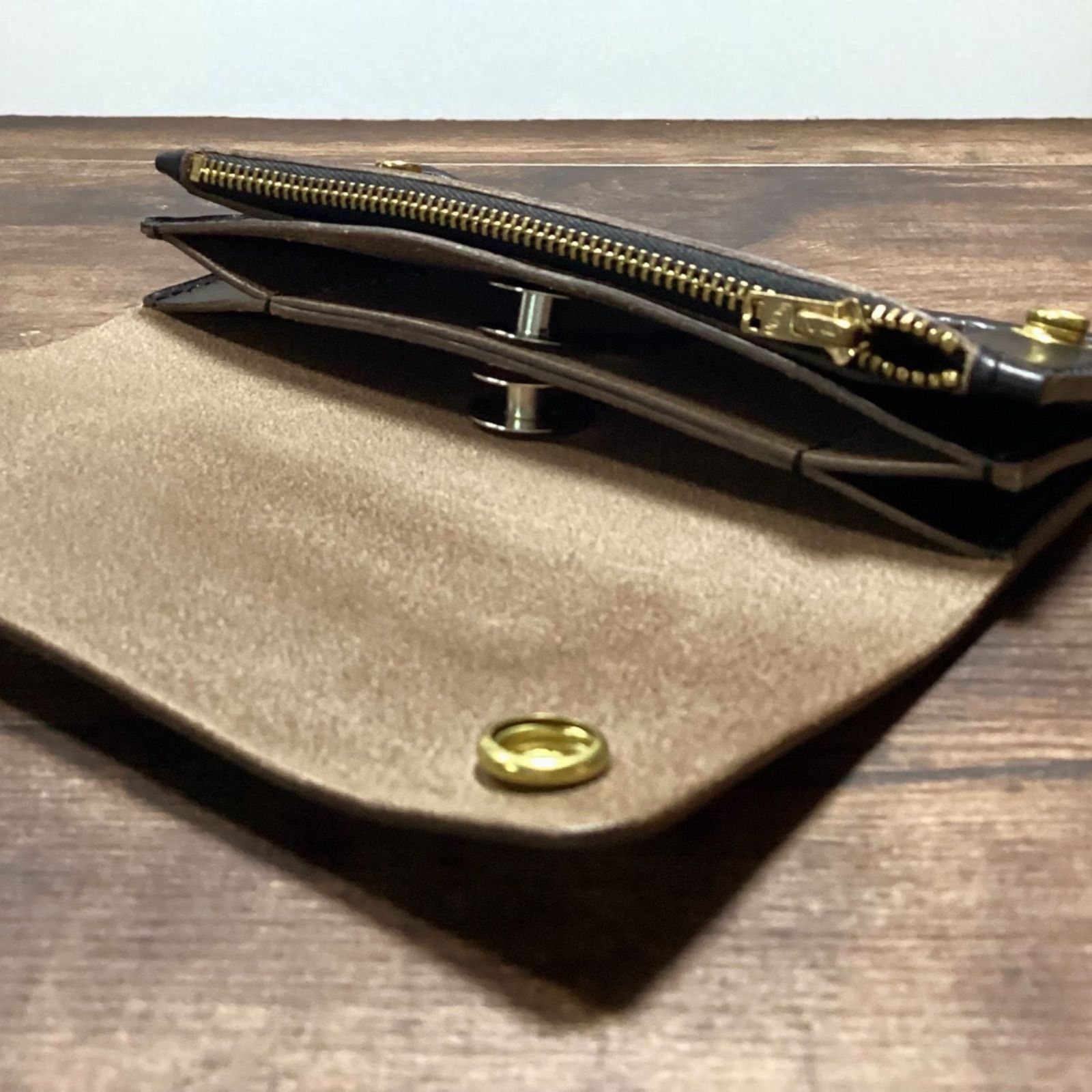 ロングウォレット　バイカー　トラッカー　ホーウィン　クロムエクセル　ハンドメイド ipw-10c-1.jpg
