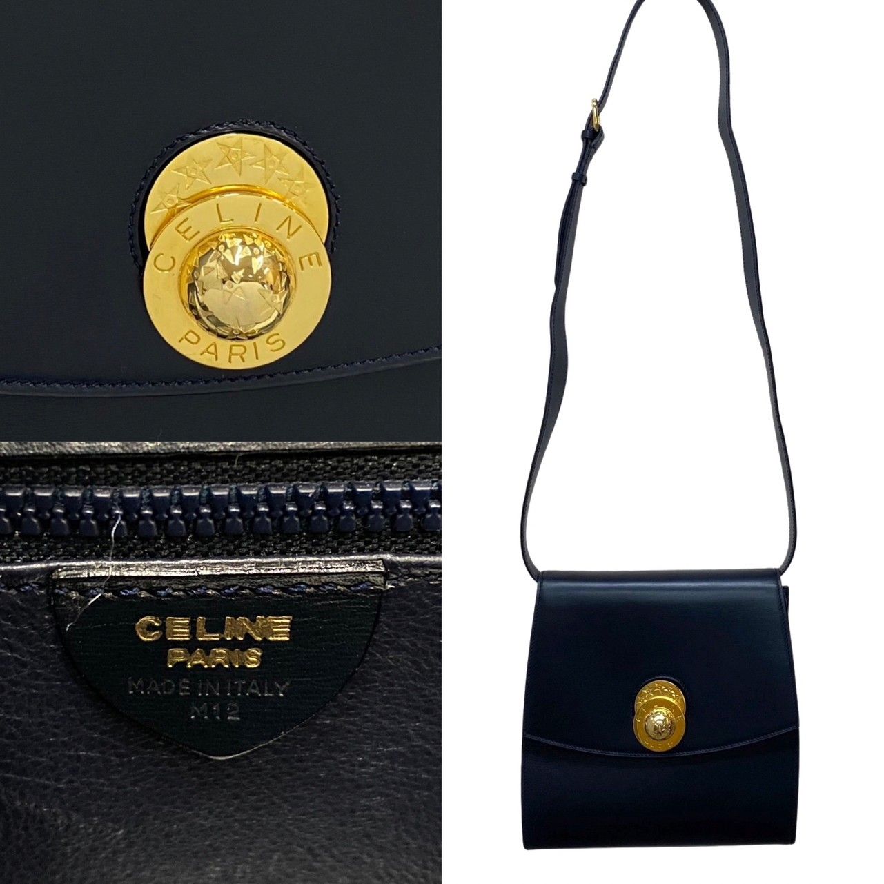 極 美品 CELINE セリーヌ ヴィンテージ スターボール 金具 極 美品 CELINE セリーヌ ヴィンテージ スターボール 金具