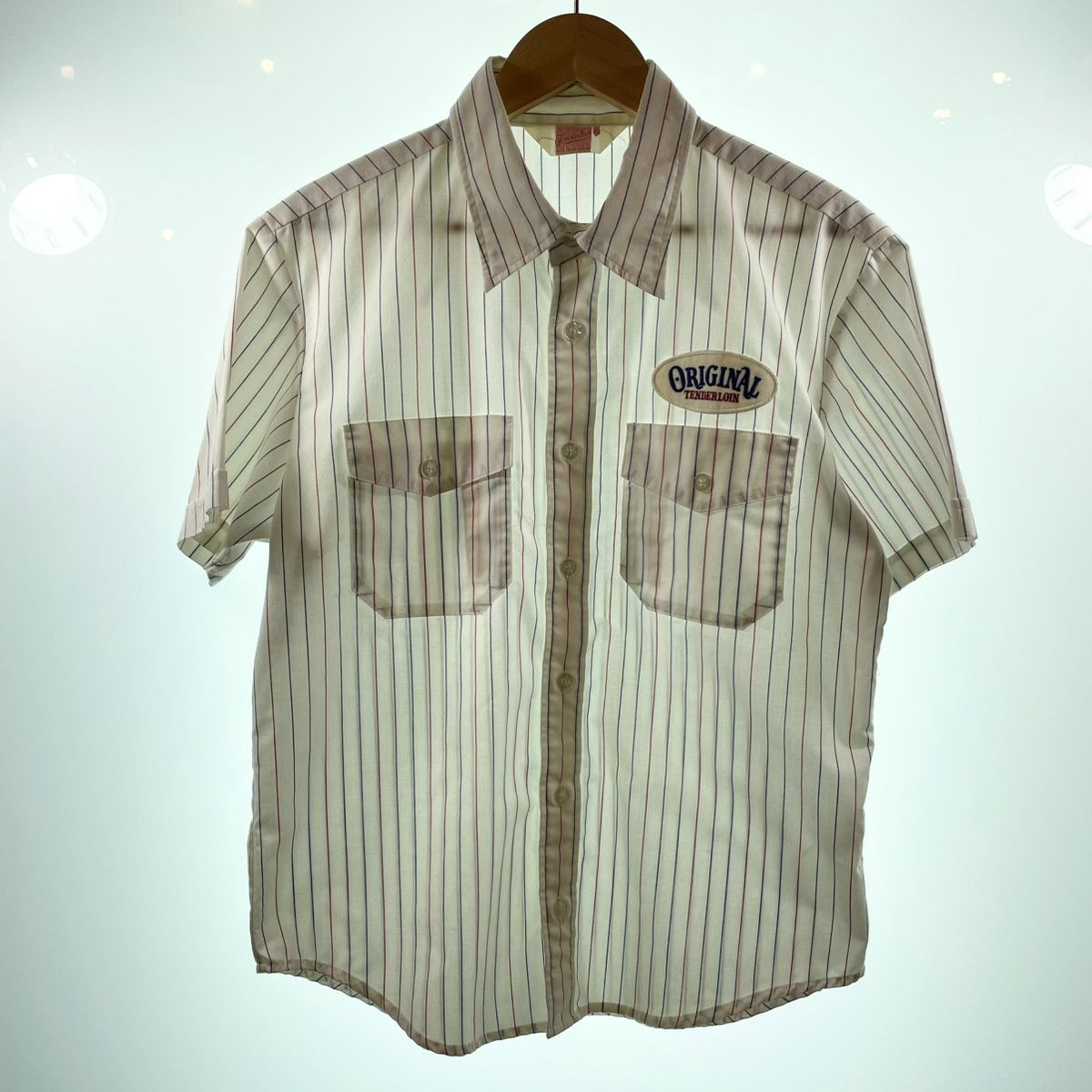 テンダーロイン TENDERLOIN STRIPE WORK S/S SHIRT ストライプ