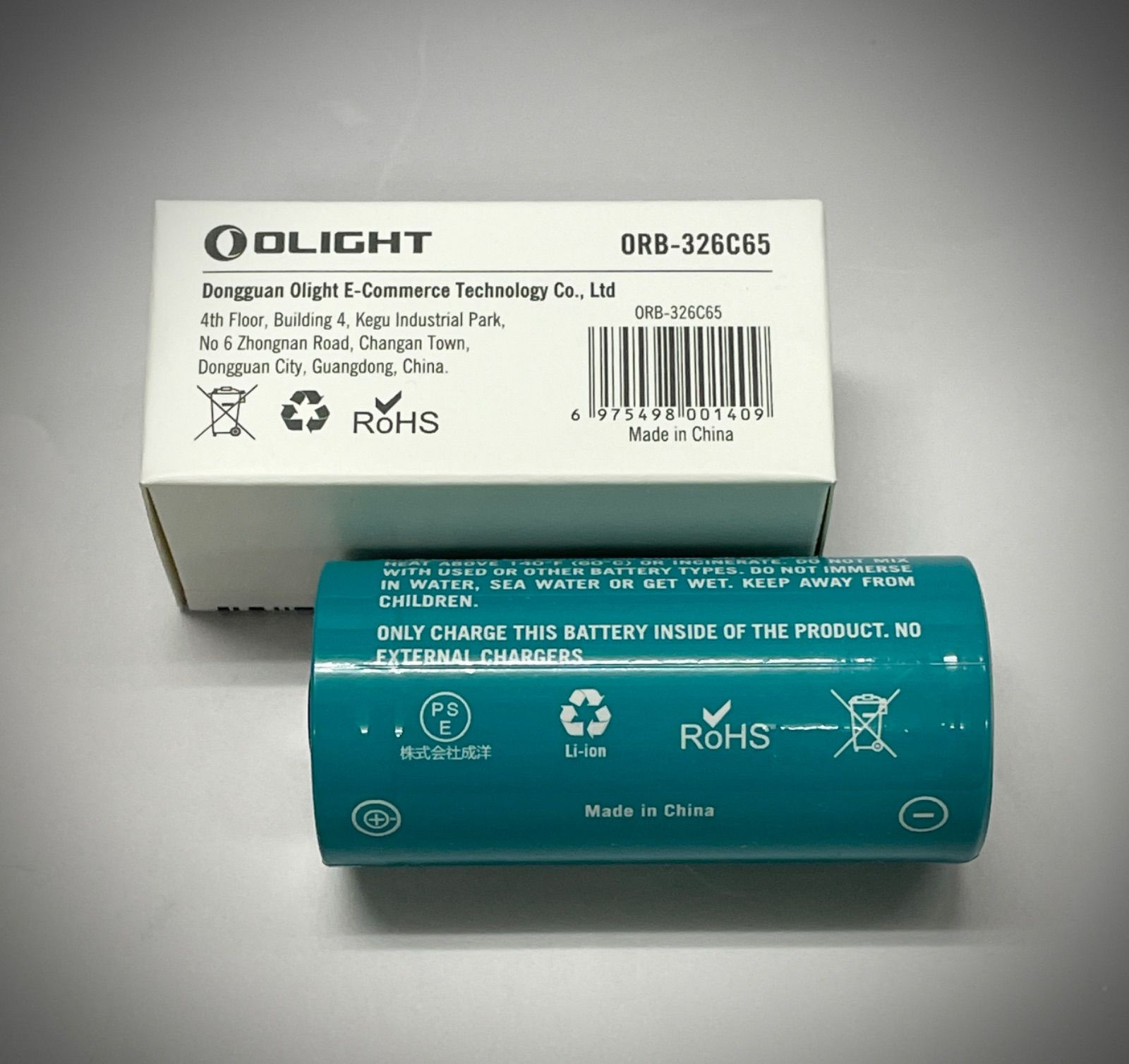 Olight Marauder Mini 専用電池 32650 6500mAh 電池のみです - メルカリ