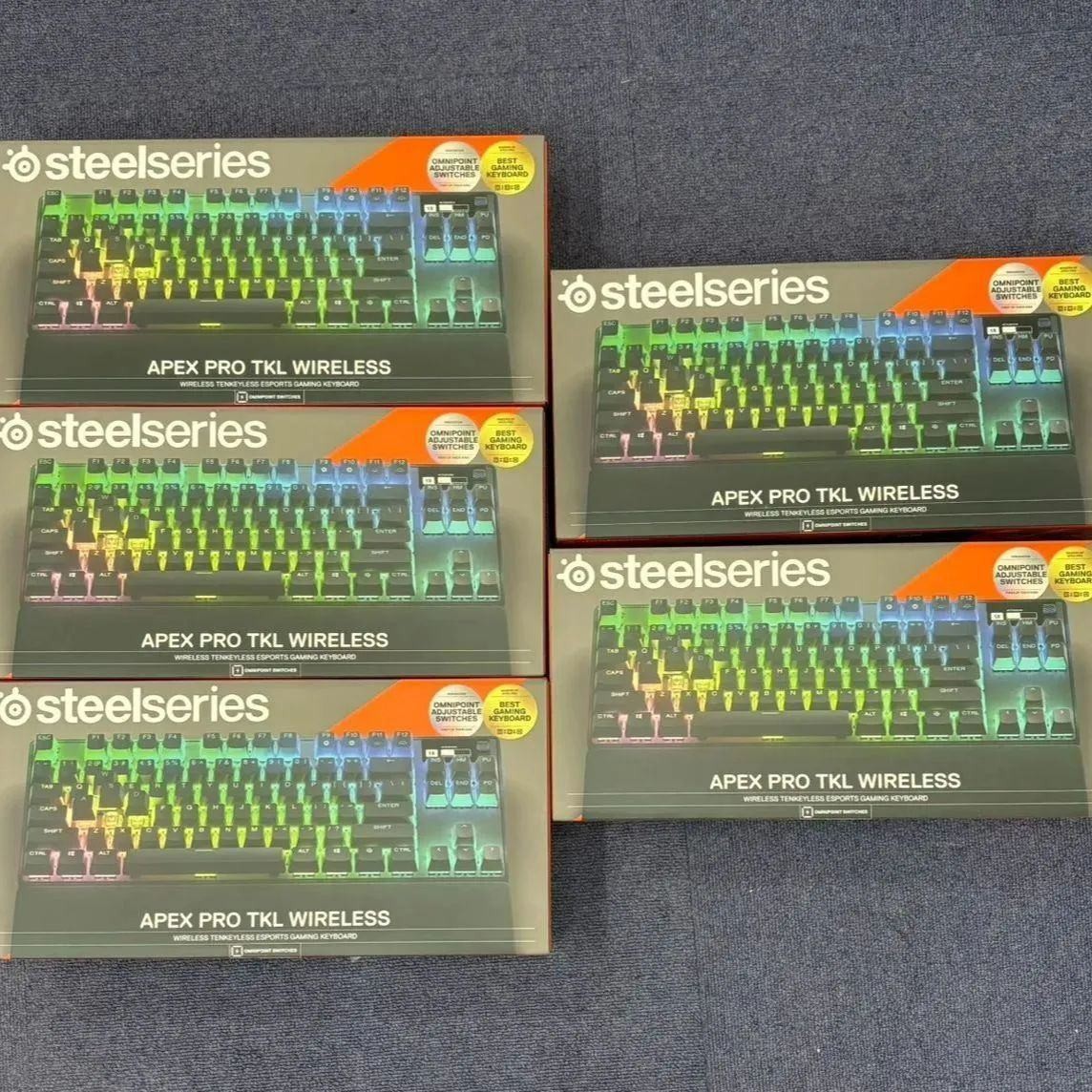 アウトレット品 Apex Pro TKL WL 2025 US 64865 ブラック 5個 *2552