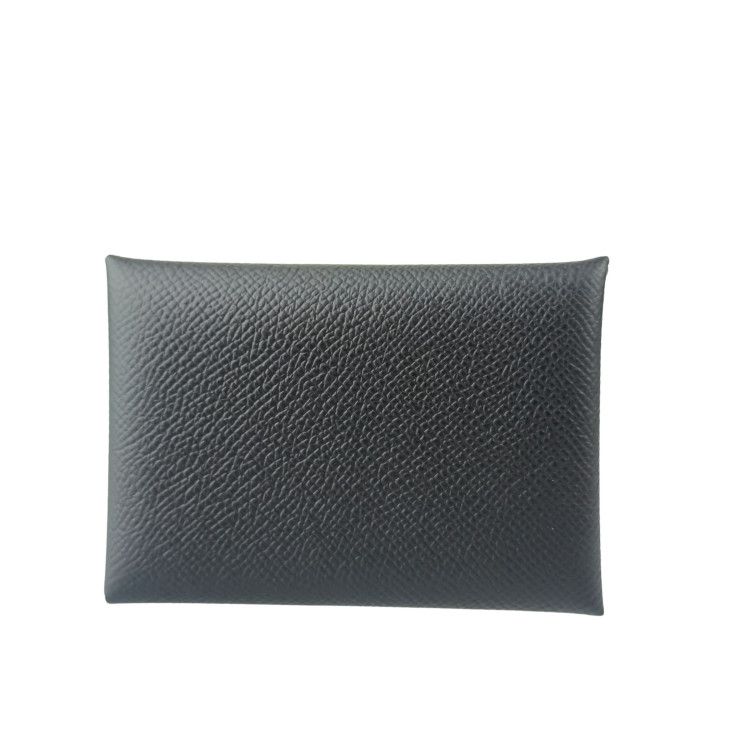 HERMES エルメス コインケース カルヴィ デュオ ブラック エプソン  