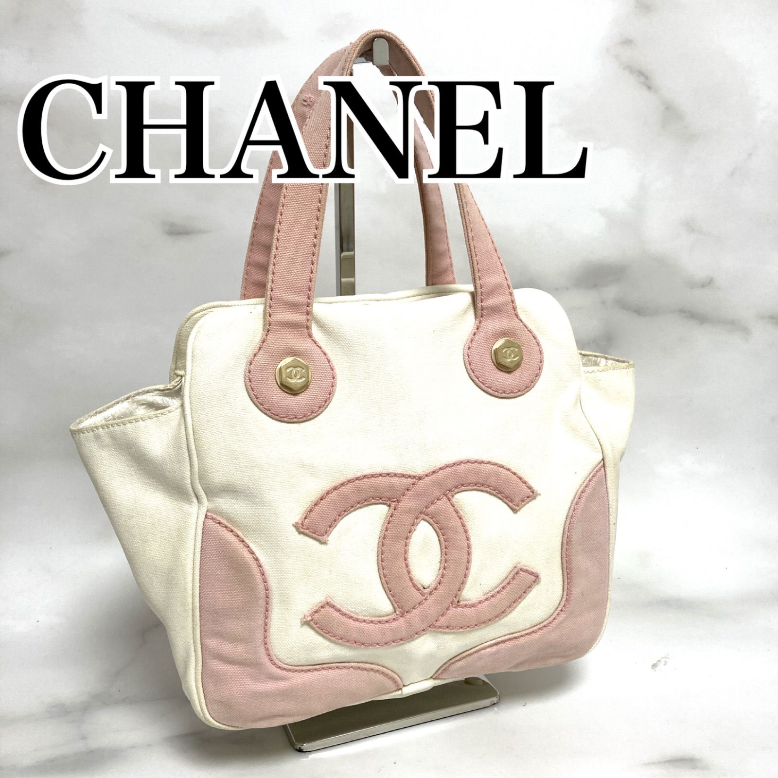☆ CHANEL シャネル バッグ ハンドバッグ トートバッグ マシュマロ