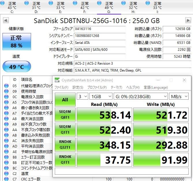 SanDisk SATA SSD X400 M.2 2280 256GB SED | sandisk【494】