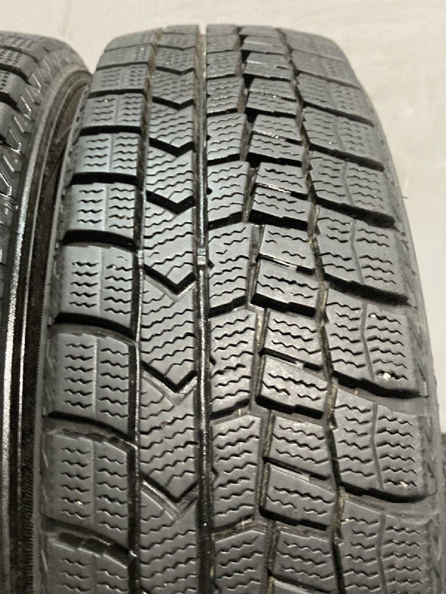 DUNLOP WINTER MAXX WM02 155 65R14 14インチ スタッドレス 4本 20年製 バリ溝 ワゴンR ステラ ミライース アルト プレオ等 KTK609