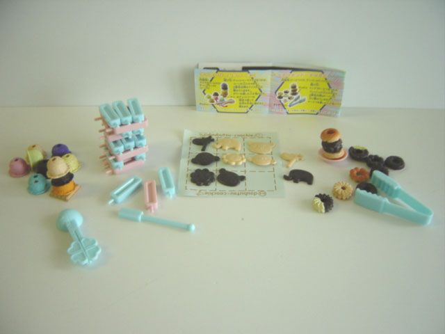 ♯Hti17CJあそべるミニスイーツゲーム全4種 ガシャポン