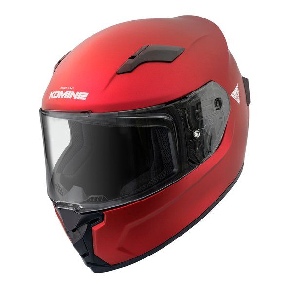 【新品･最短当日出荷】KOMINE  コミネ バイク用 FL フルフェイスヘルメット  マットメタルレッド/Mサイズ HK-170/Mat Metal Red/M (2589227)