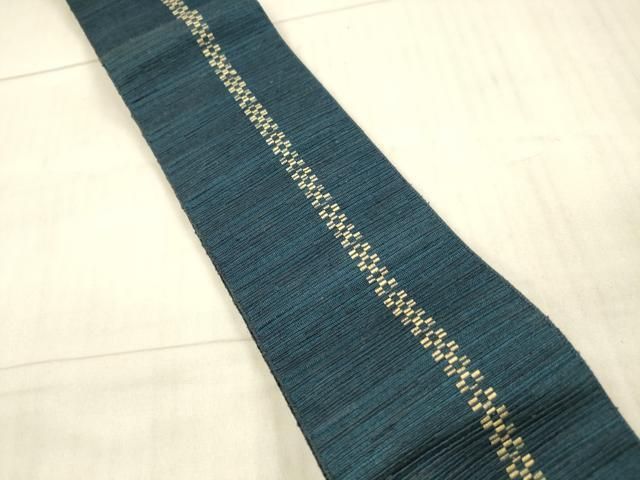 平和屋着物●男性 角帯 抽象間道 正絹 DAAX5800cm