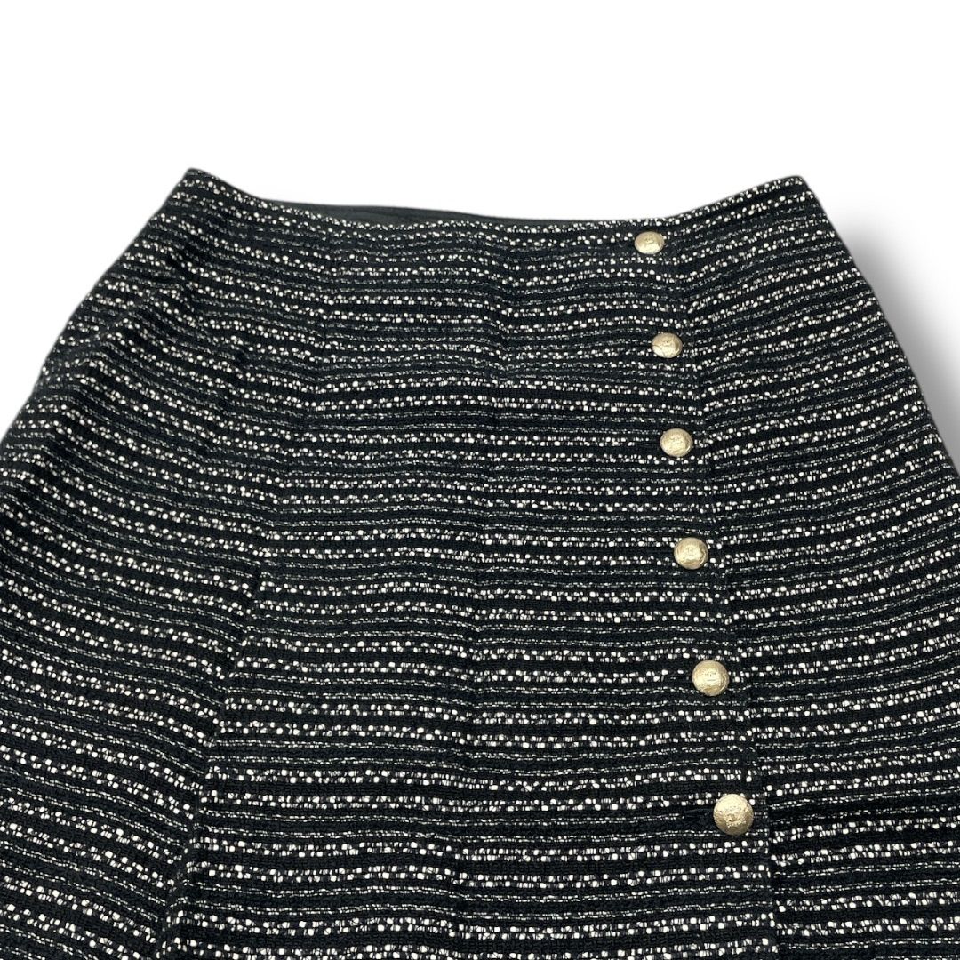 CHANEL シャネル サマーツイードスカート ココボタン P25509V15888