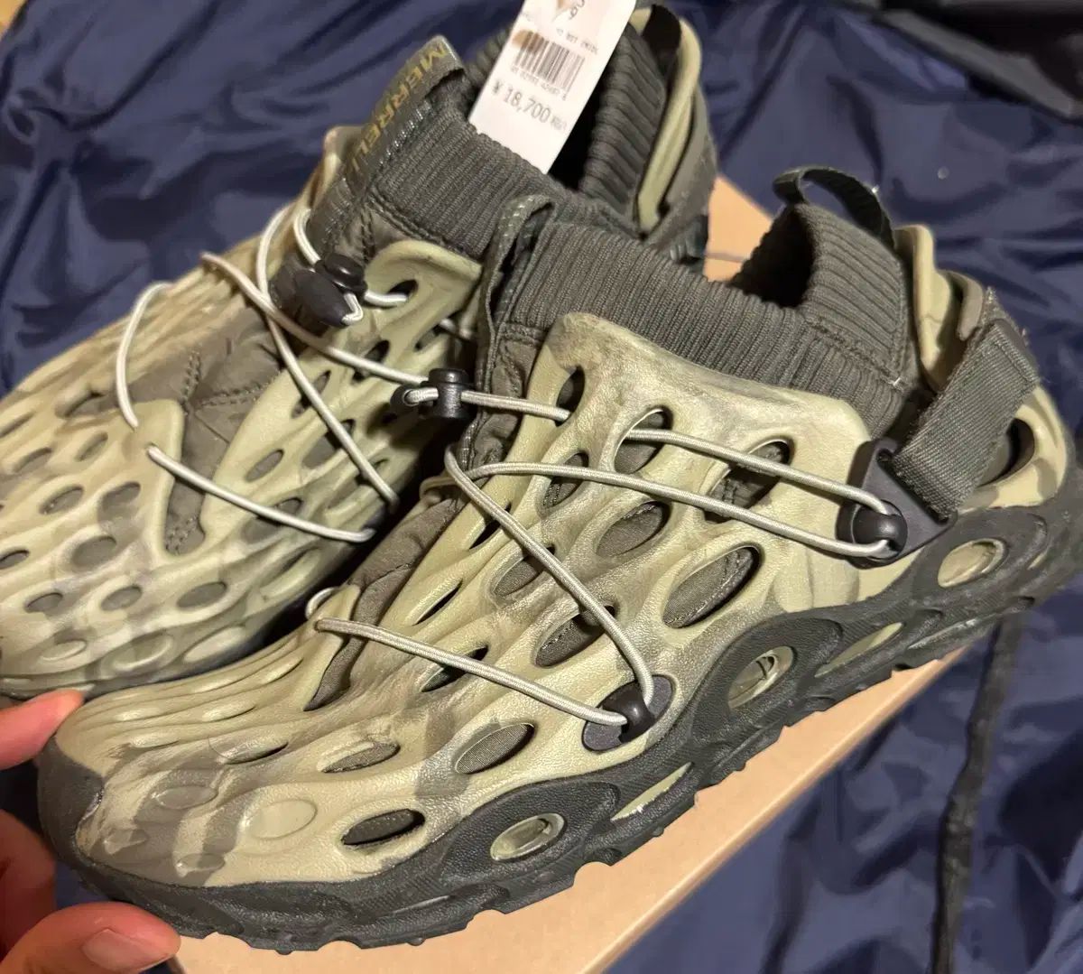 MERRELL メレル ハイドロ モック AT リップストック 1TRL オリーブ 270