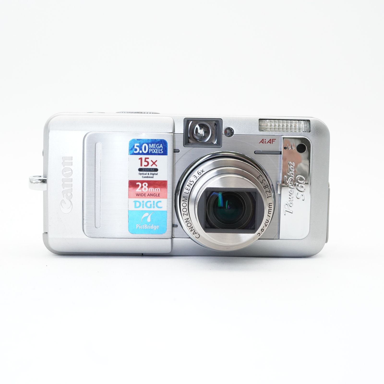 美品 即購入OK 送料無料 CANON キヤノン POWER SHOT S60 コンパクト 