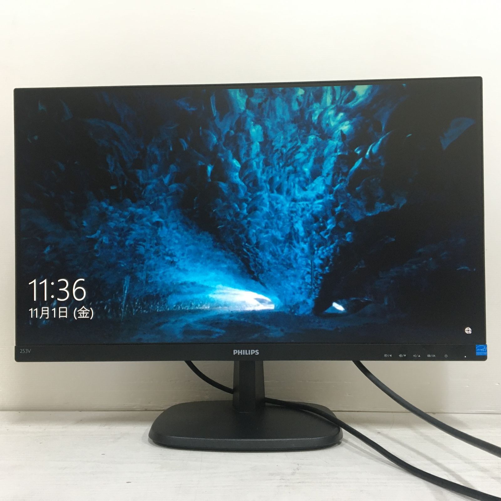 ☆【美品】PHILIPS 253V7L ワイド液晶モニター 24.5インチ フルHD（1920x1080）  入力端子『D-Sub/Displayport/HDMI』 動作品 - メルカリ