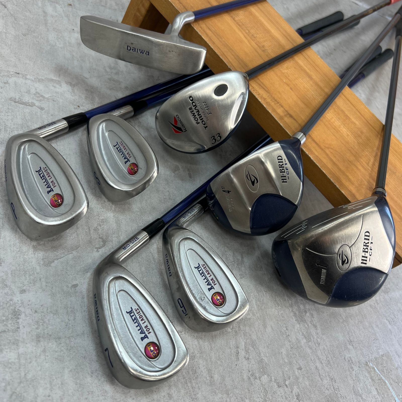 DUNLOP ダンロップ MIZUNO ミズノ レディースゴルフ8本セット