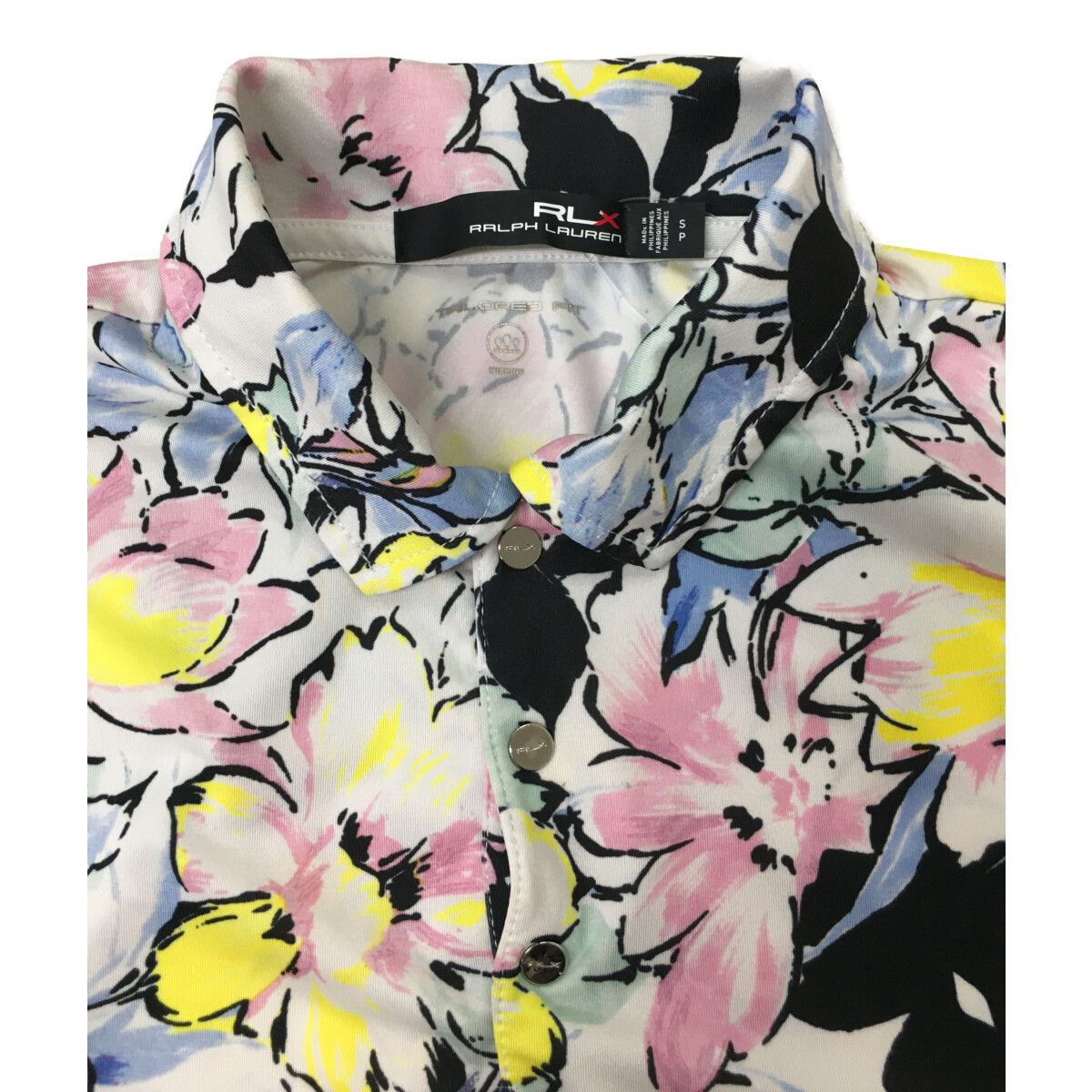 coco 中古 アールエルエックス ラルフローレン RLX RALPH LAUREN レディース セットアップ S 白×ピンク フラワープリント 中古 レディース アールエルエックス ラルフローレン RLX RALPH