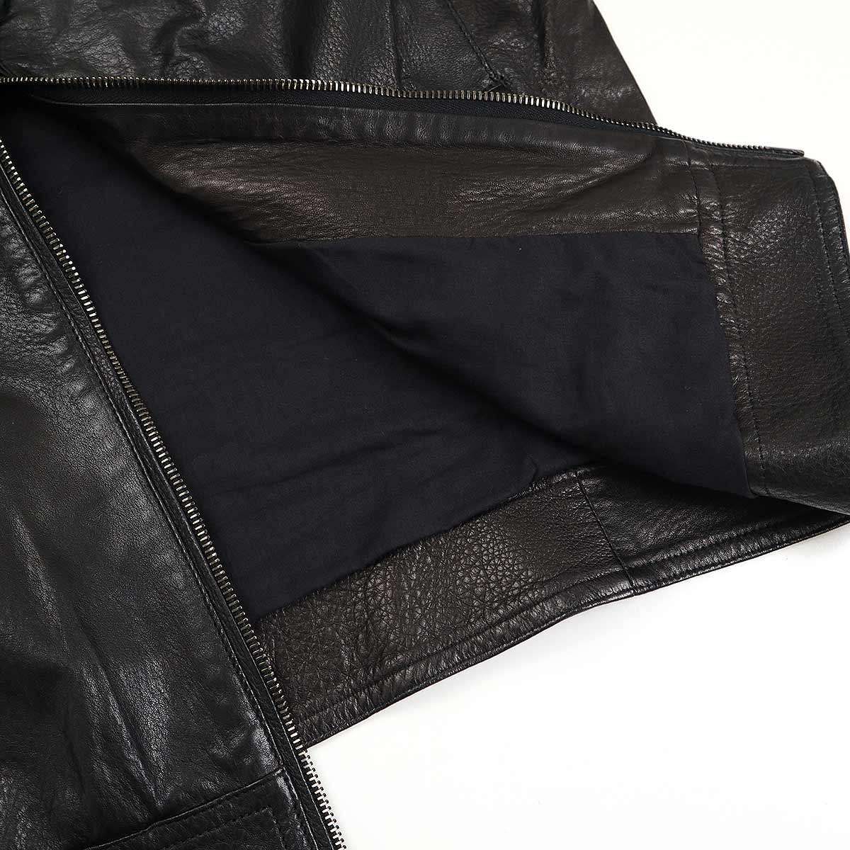 EMMETI エンメティ JURI ラムスキンシングルレザーライダース